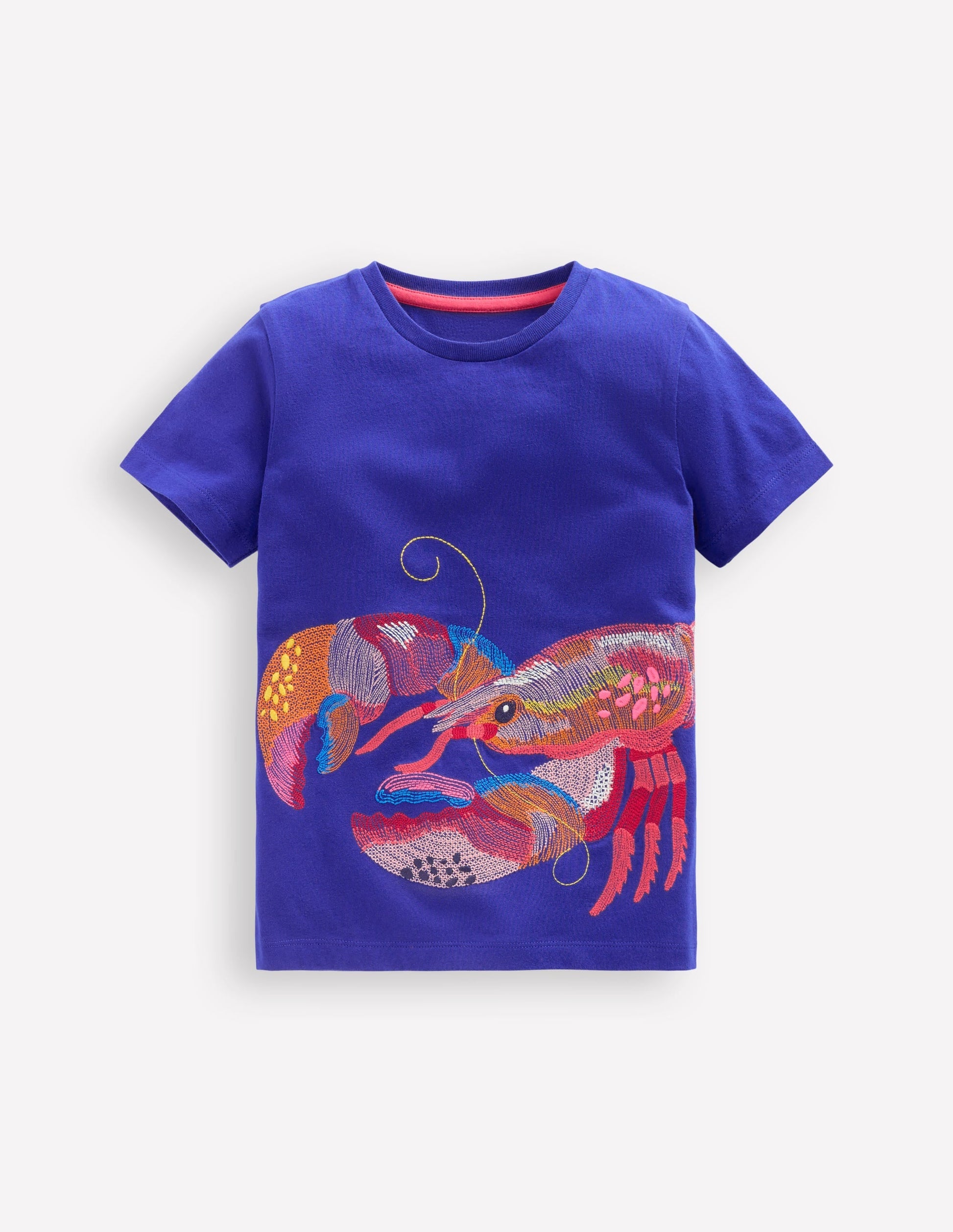Superstitch T-Shirt-Sapphire Blue Lobster-3