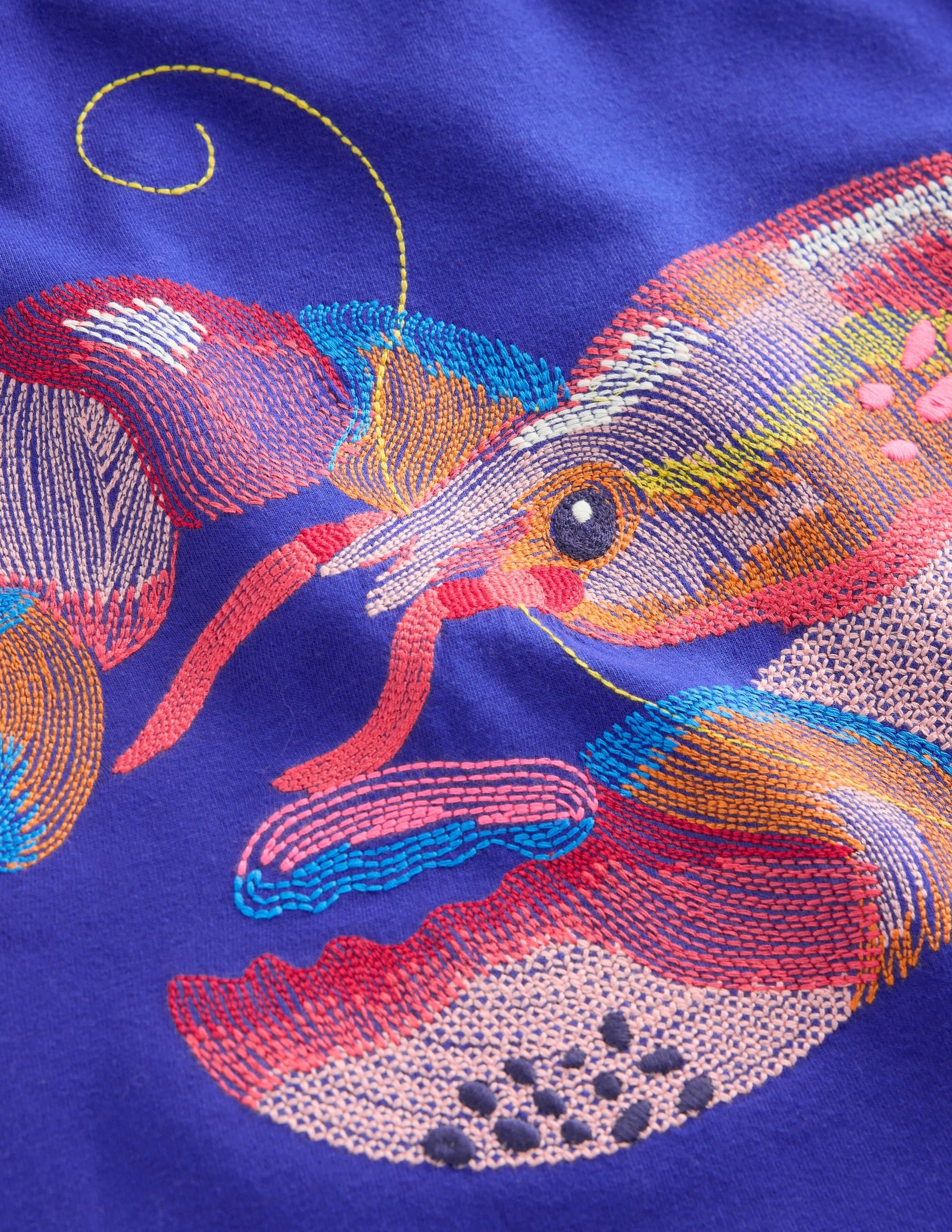 Superstitch T-Shirt-Sapphire Blue Lobster-5