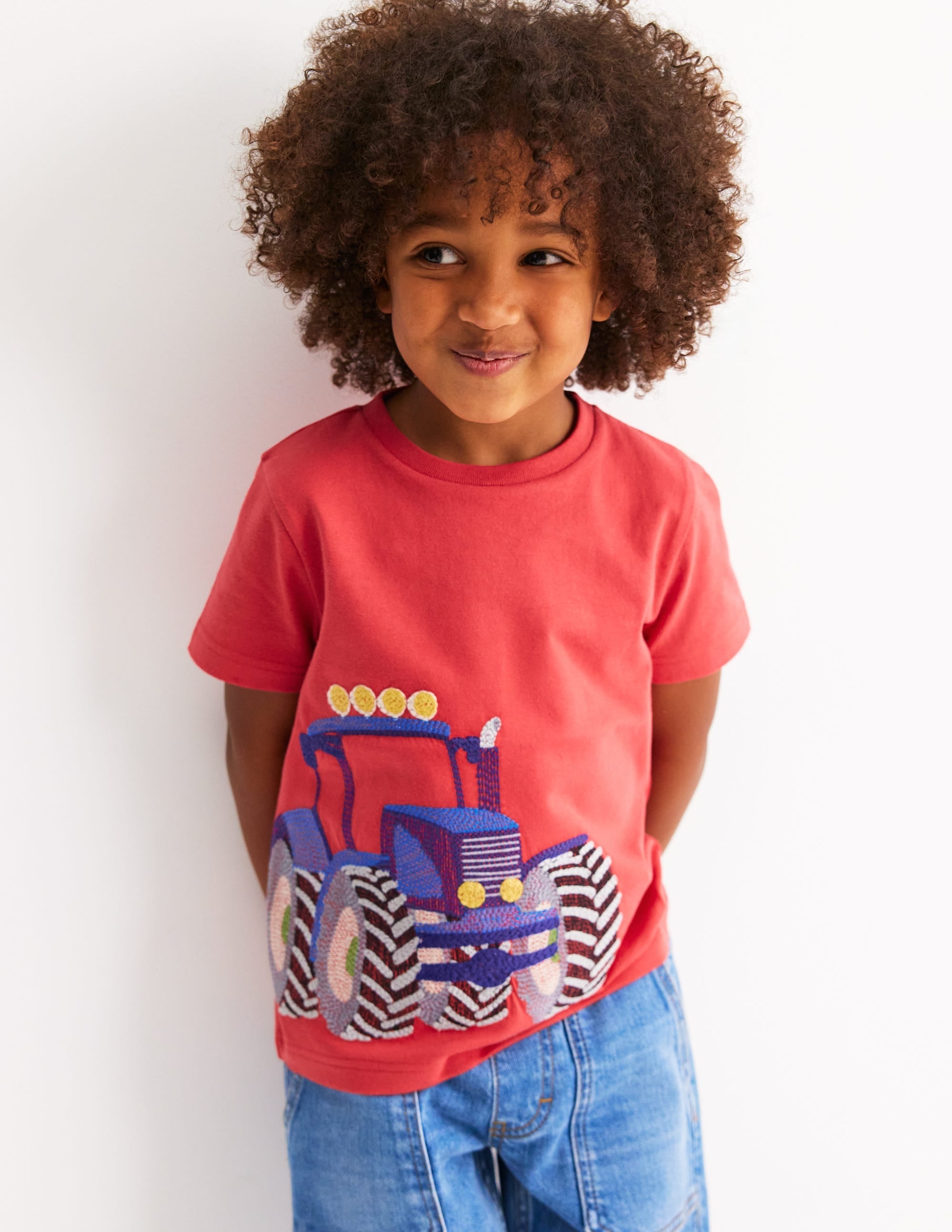 Superstitch T-Shirt-Strawberry Tart Red Tractor - Image 4