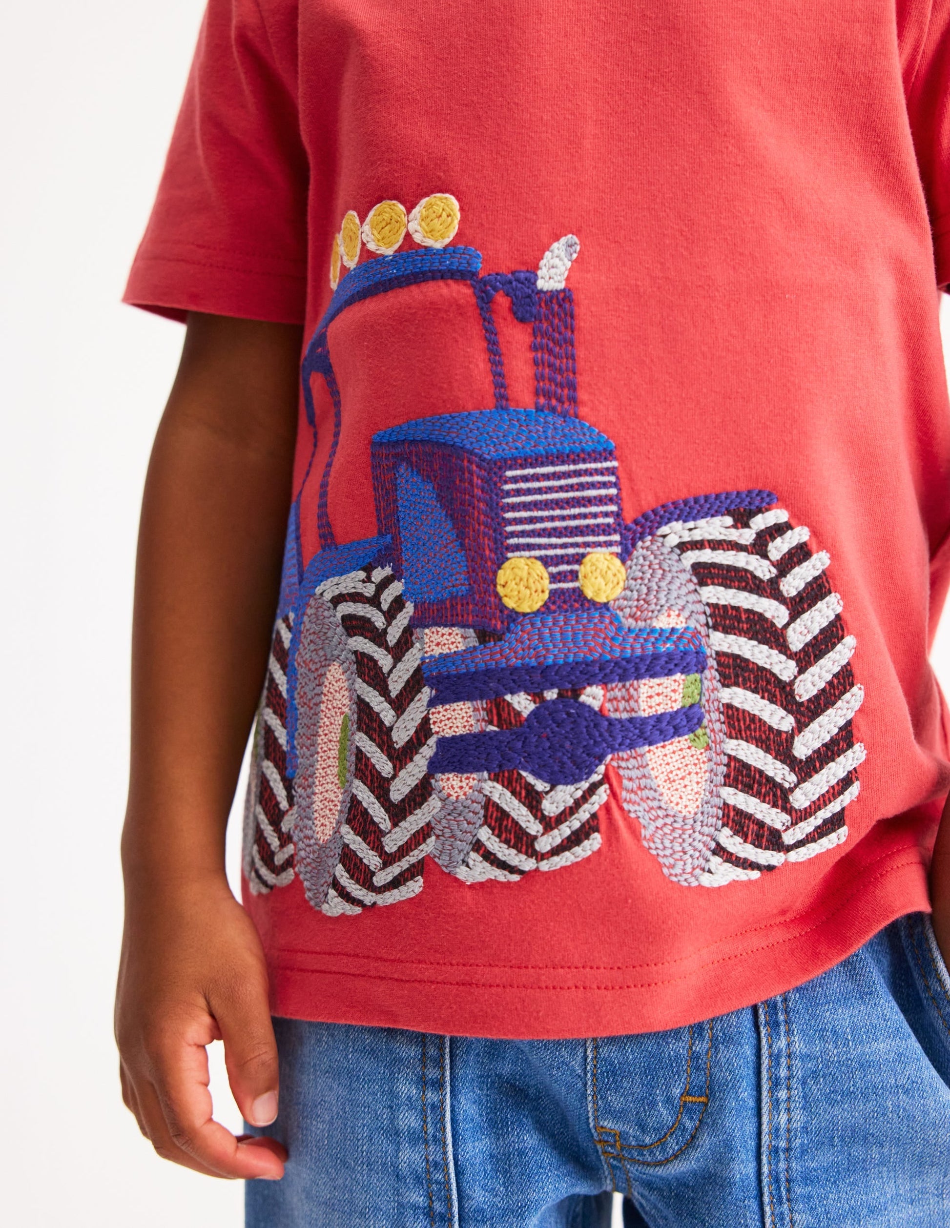 Superstitch T-Shirt-Strawberry Tart Red Tractor-5