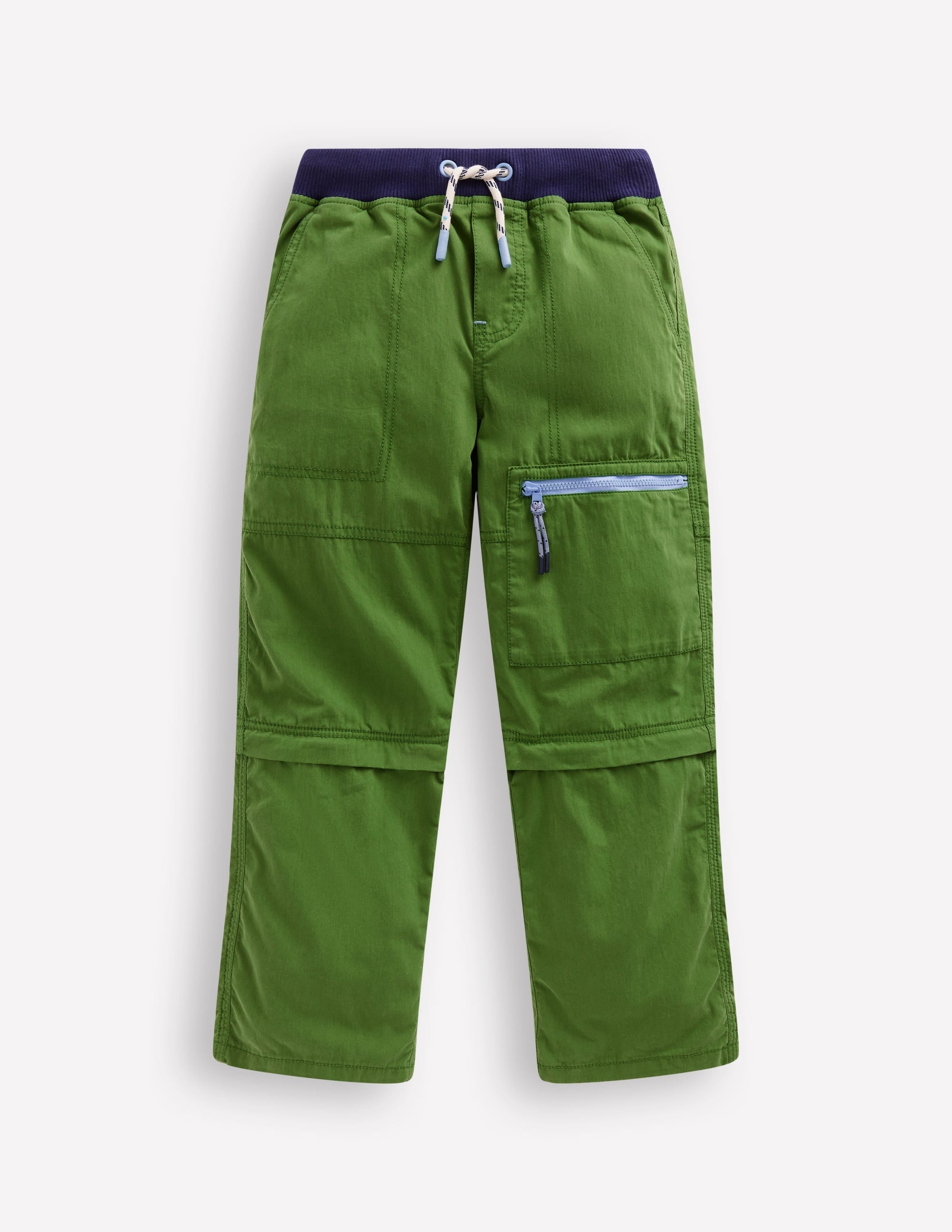 Zip-Off Techno Trousers-Broccoli Green - Image 1