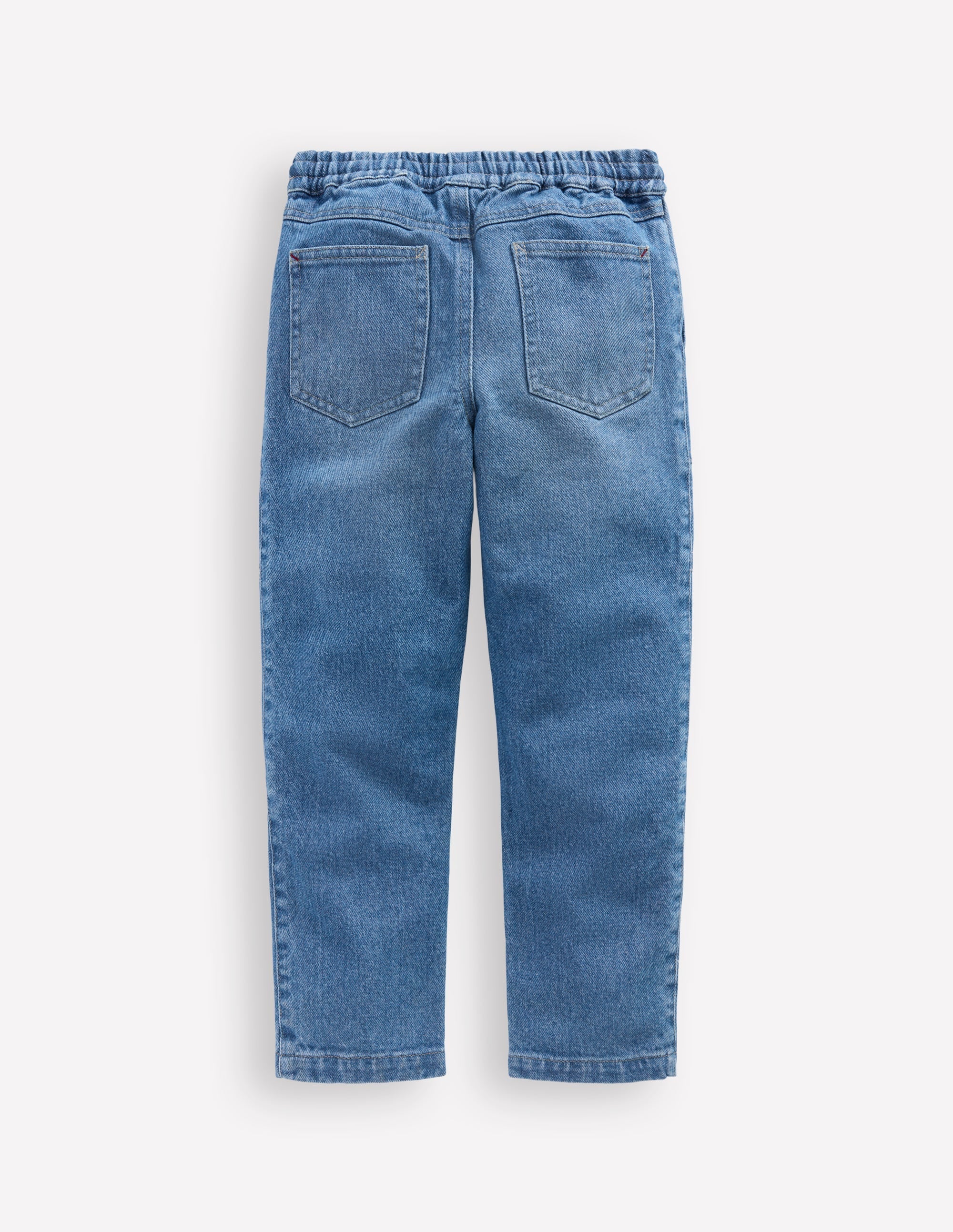 Warrior Knee Jeans-Mid Blue Wash - Image 2