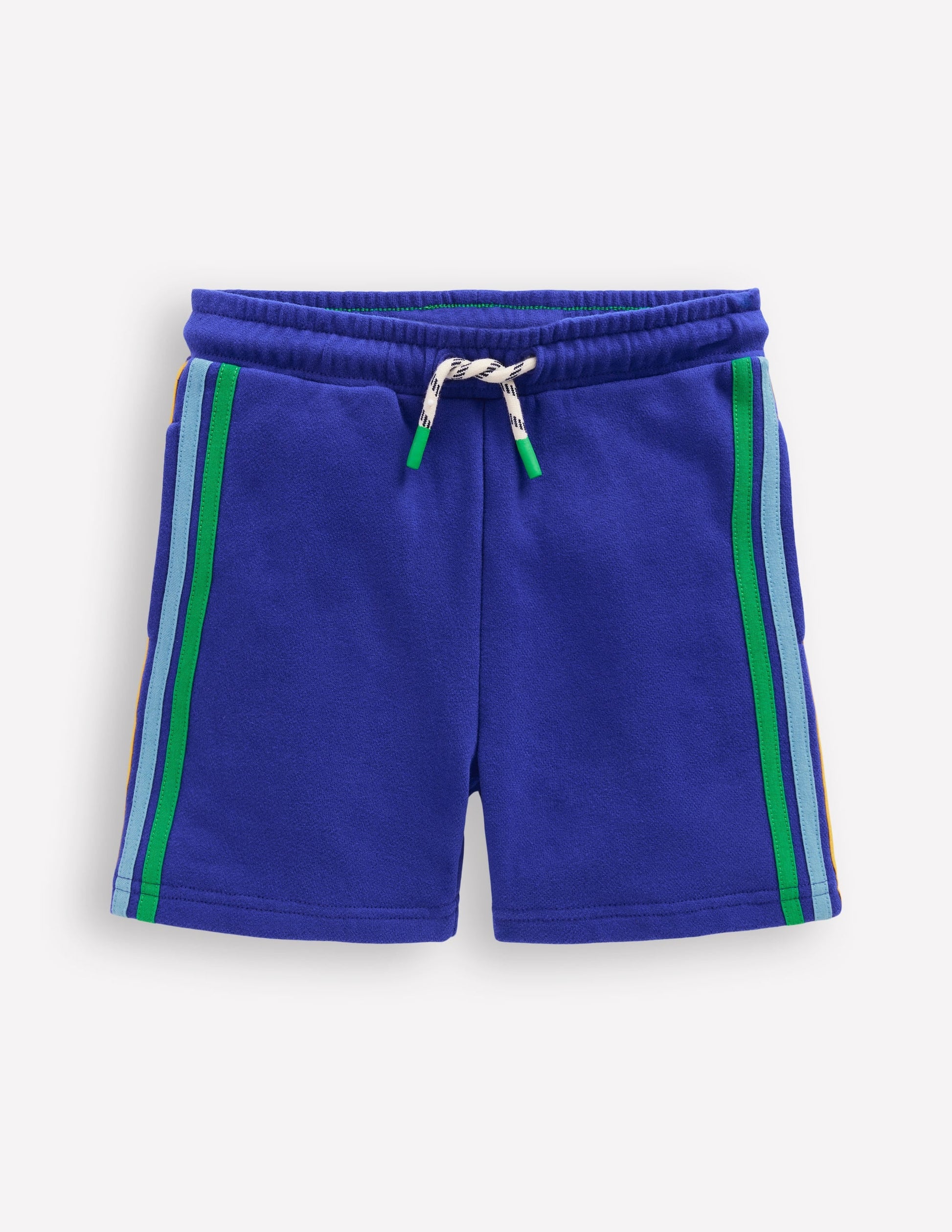 Rainbow Shorts-Peacock Plume Blue-1