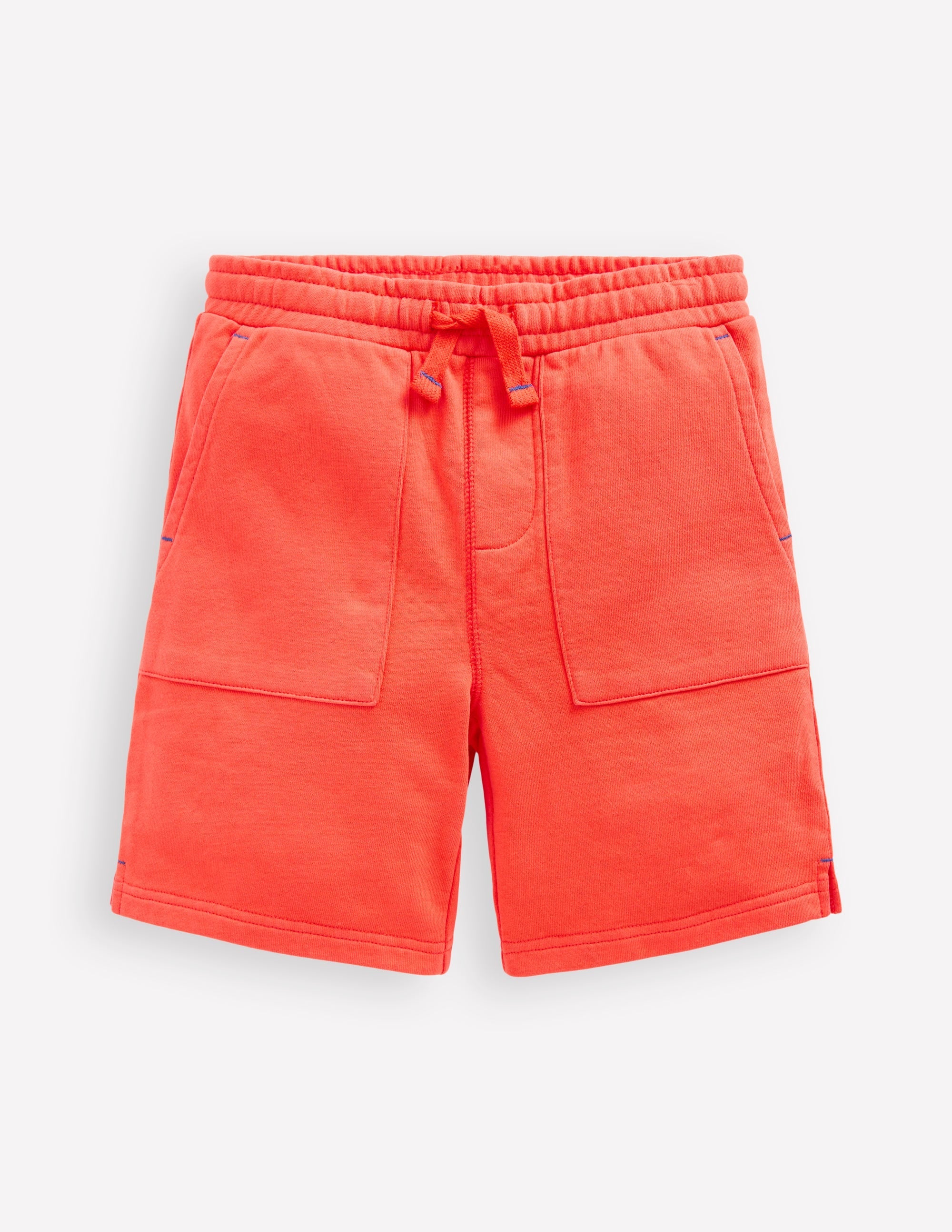 Garment Dye Shorts-Coral Orange - Image 1