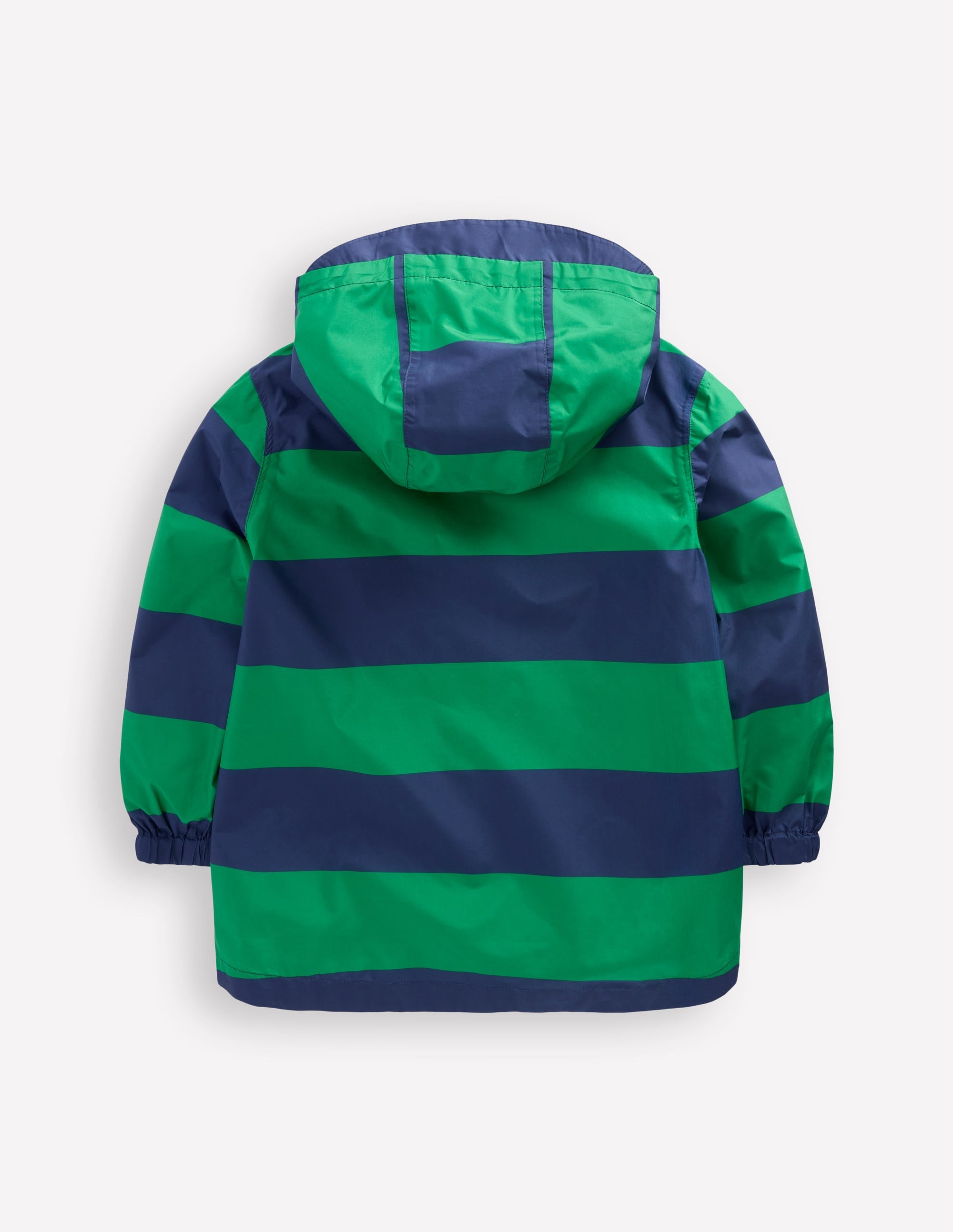 Pop Over Rain Jacket-Green Stripe - Image 2