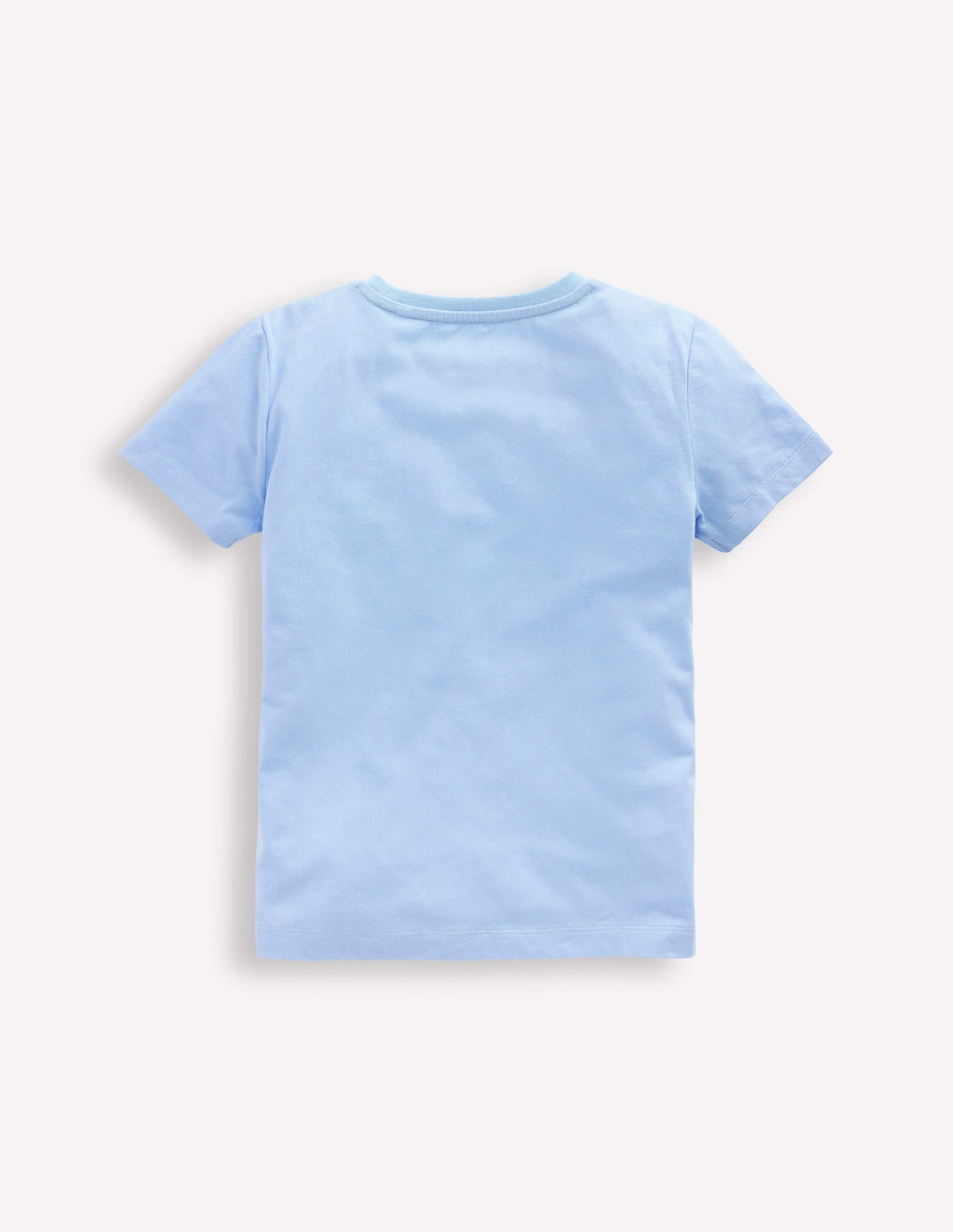 Short Sleeve Appliqué T-shirt-Glacier Blue Birthday Bunnies - Image 2