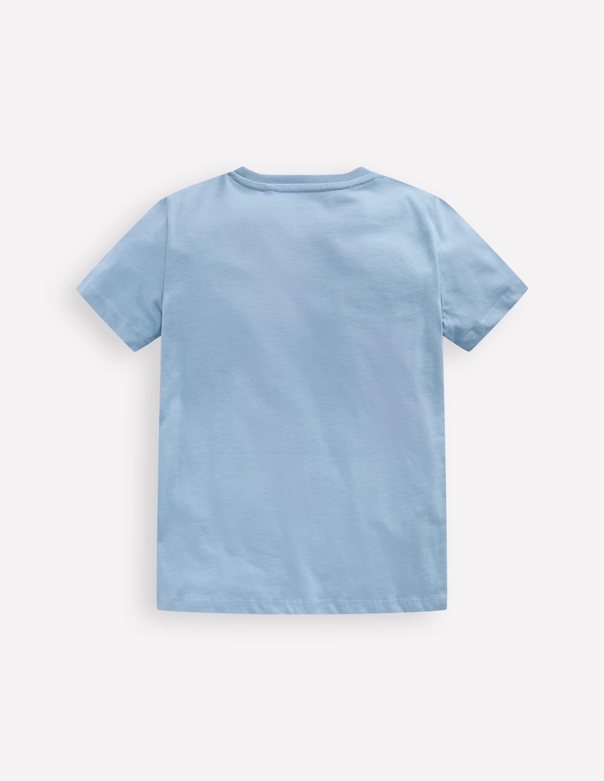 Short Sleeve Printed T-Shirt-Vintage Blue Crabs - Image 3