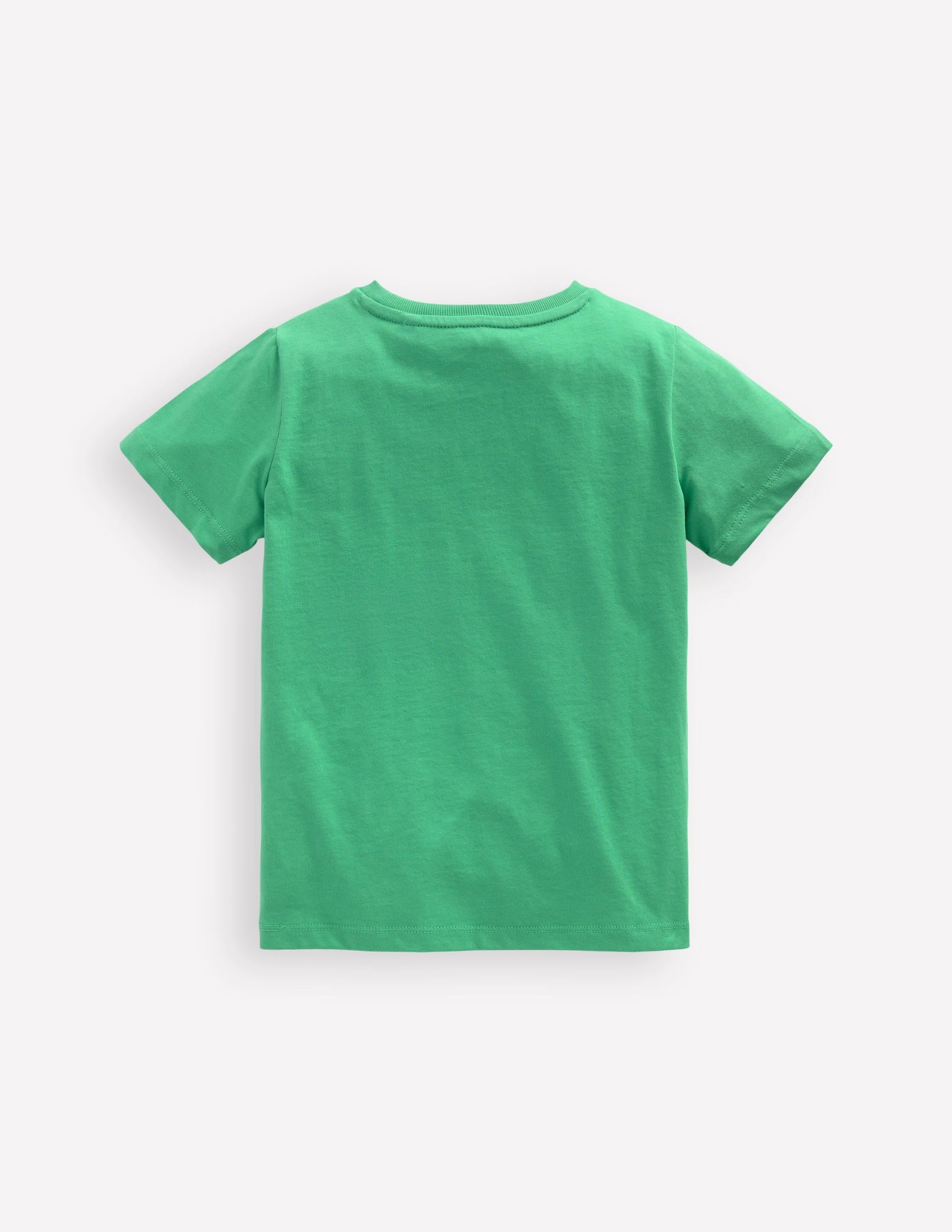 Short Sleeve Printed T-Shirt-Aloe Green Recycling trucks-2