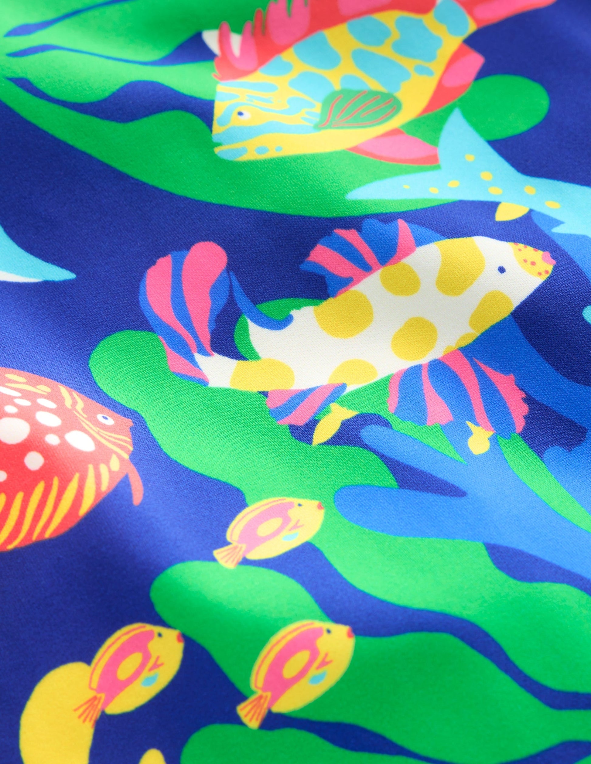 Logo Rash Vest-Multi Coral Reef-3