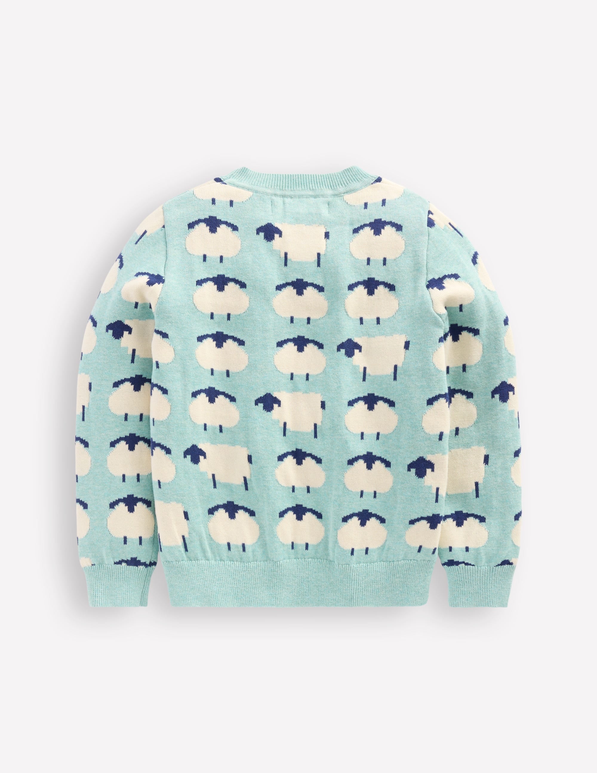 Novelty Jumper-Tourmaline Blue Sheep - Image 5