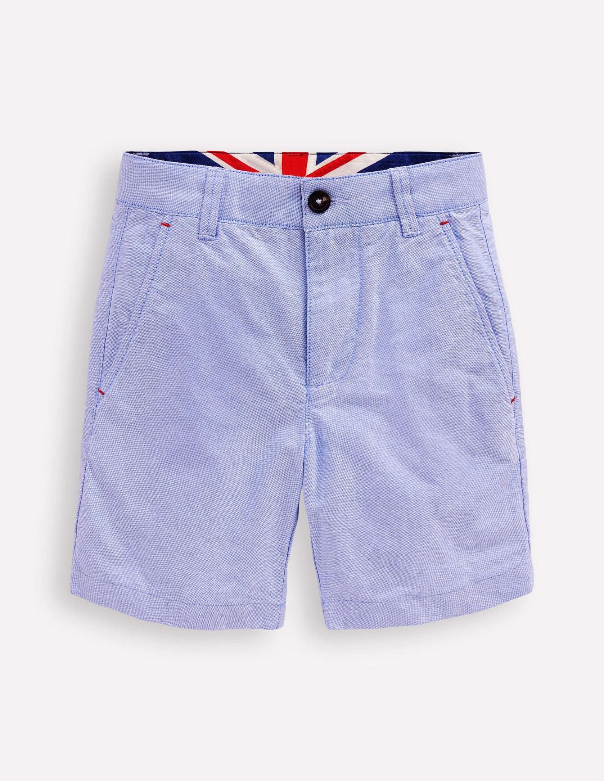 Classic Chino Shorts-Blue Oxford-1
