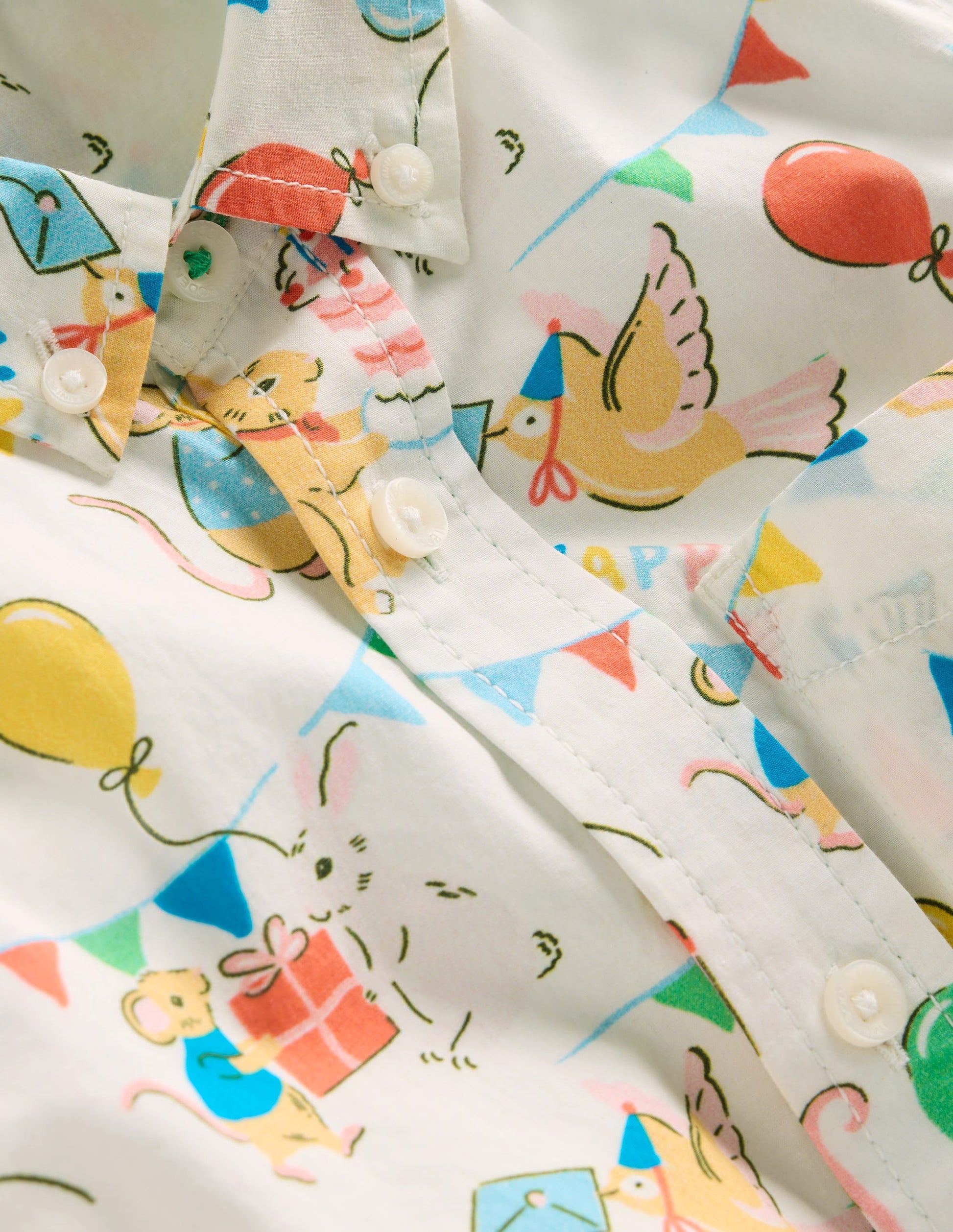 Cotton Shirt-Birthday Print-3