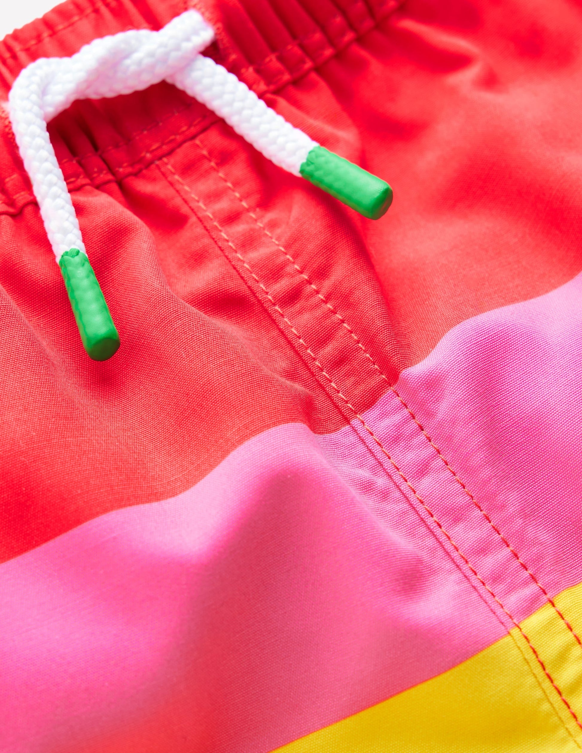 Swim Shorts-Red Multi Stripe-3