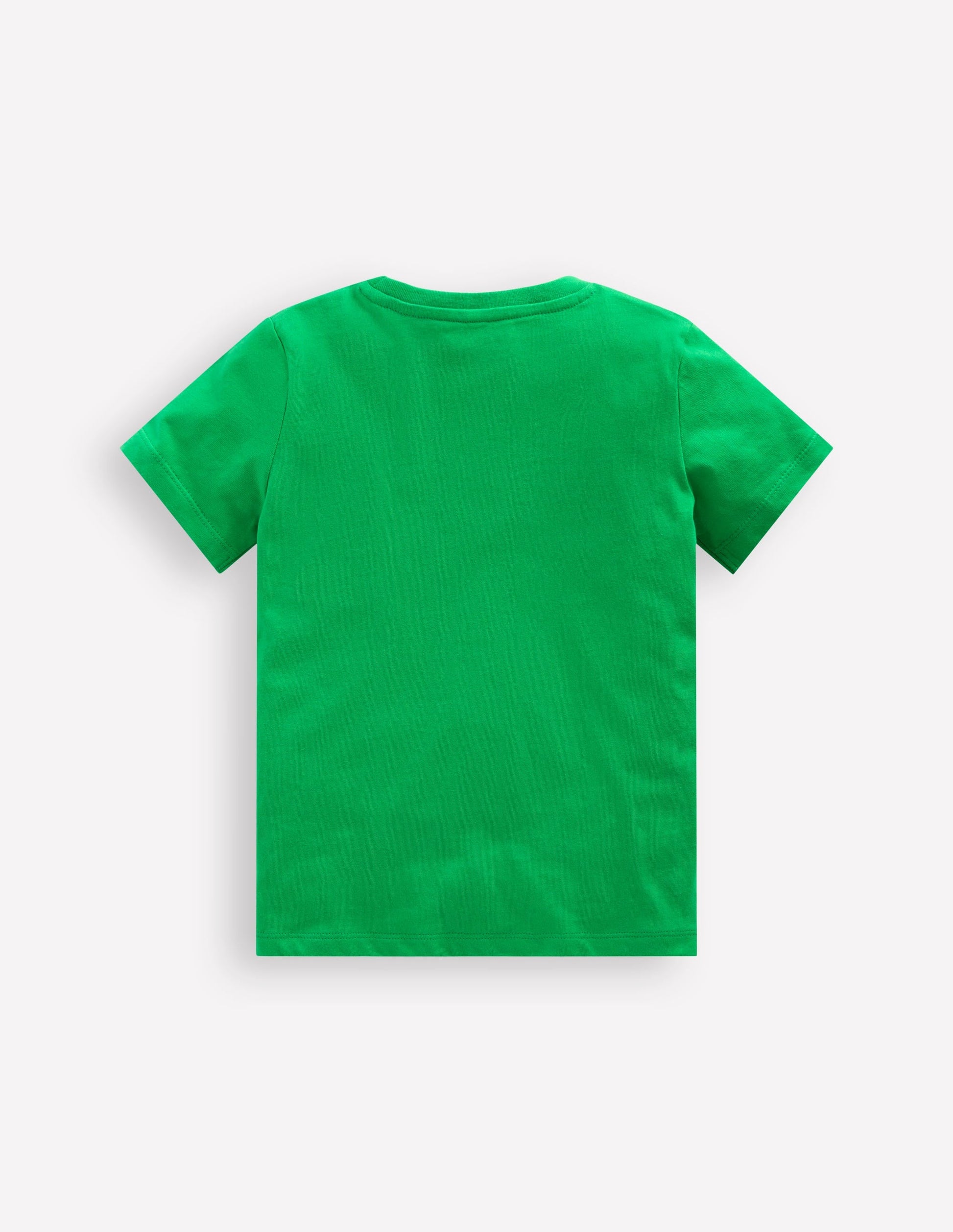 Short Sleeve Bouclé T-shirt-Sapling Green Sheep-5
