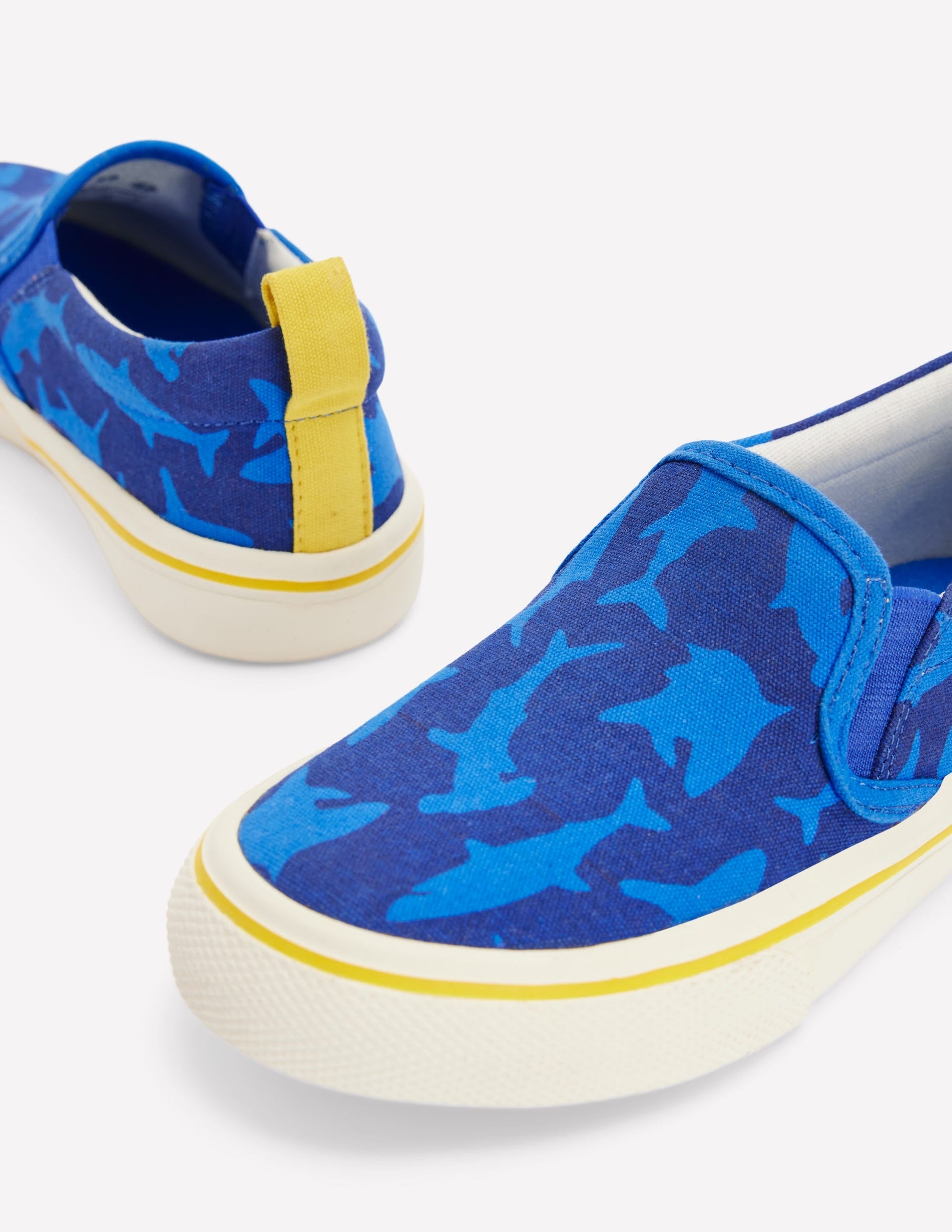 Canvas Slip-Ons-Starboard Blue Sharks-4
