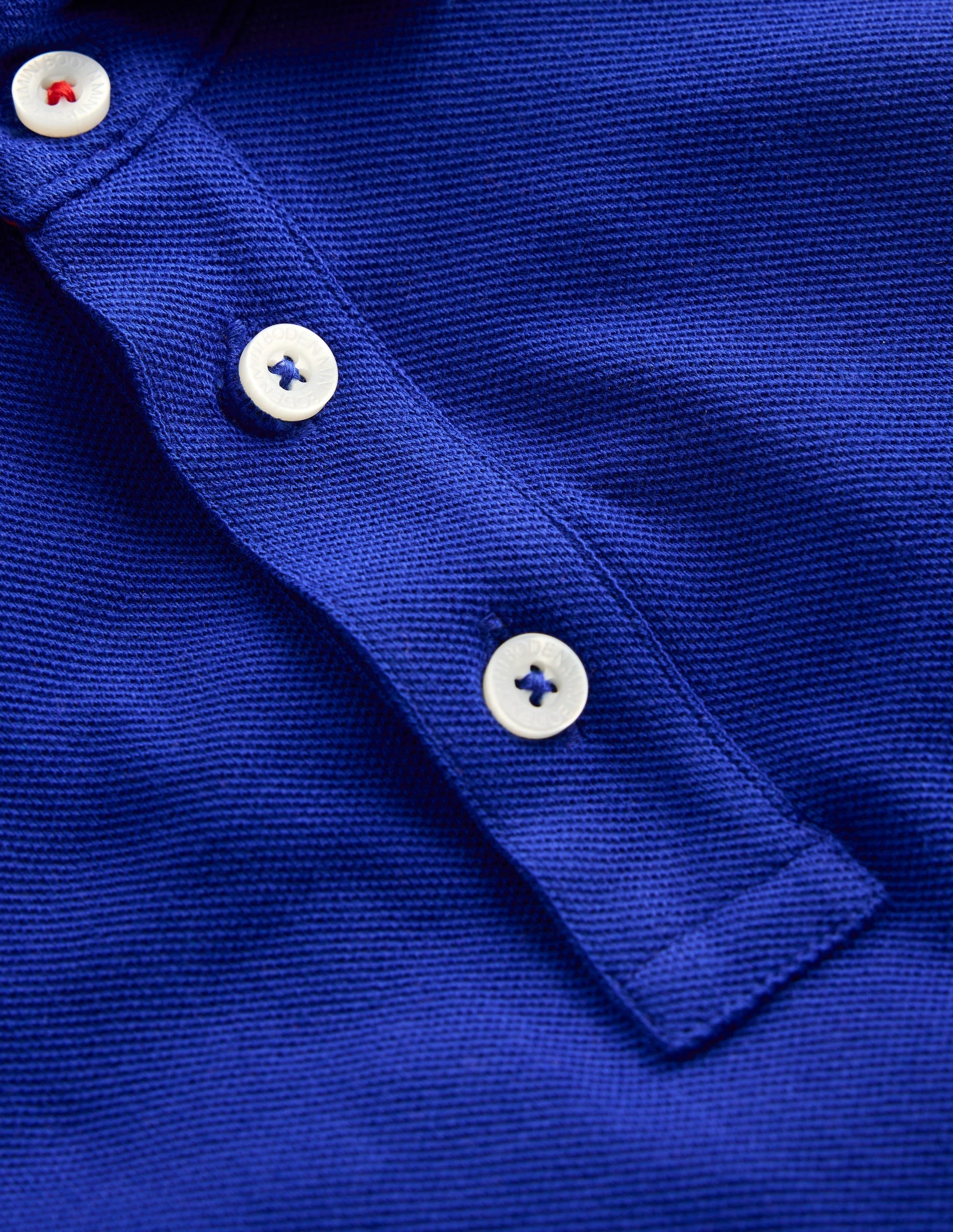 Piqué Polo Shirt-Bright Blue-3