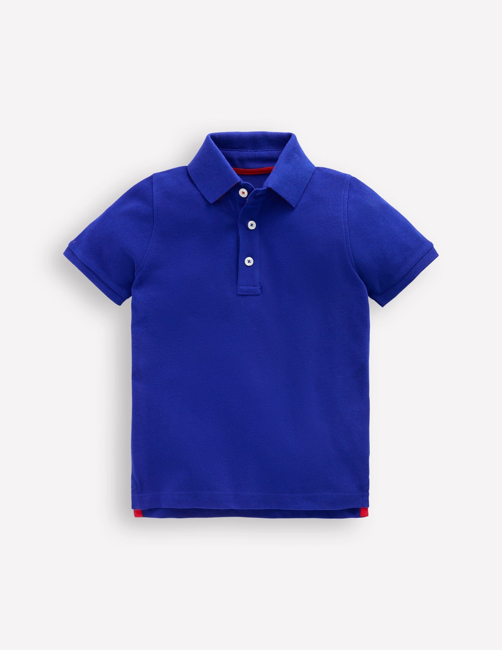 Piqué Polo Shirt-Bright Blue-1