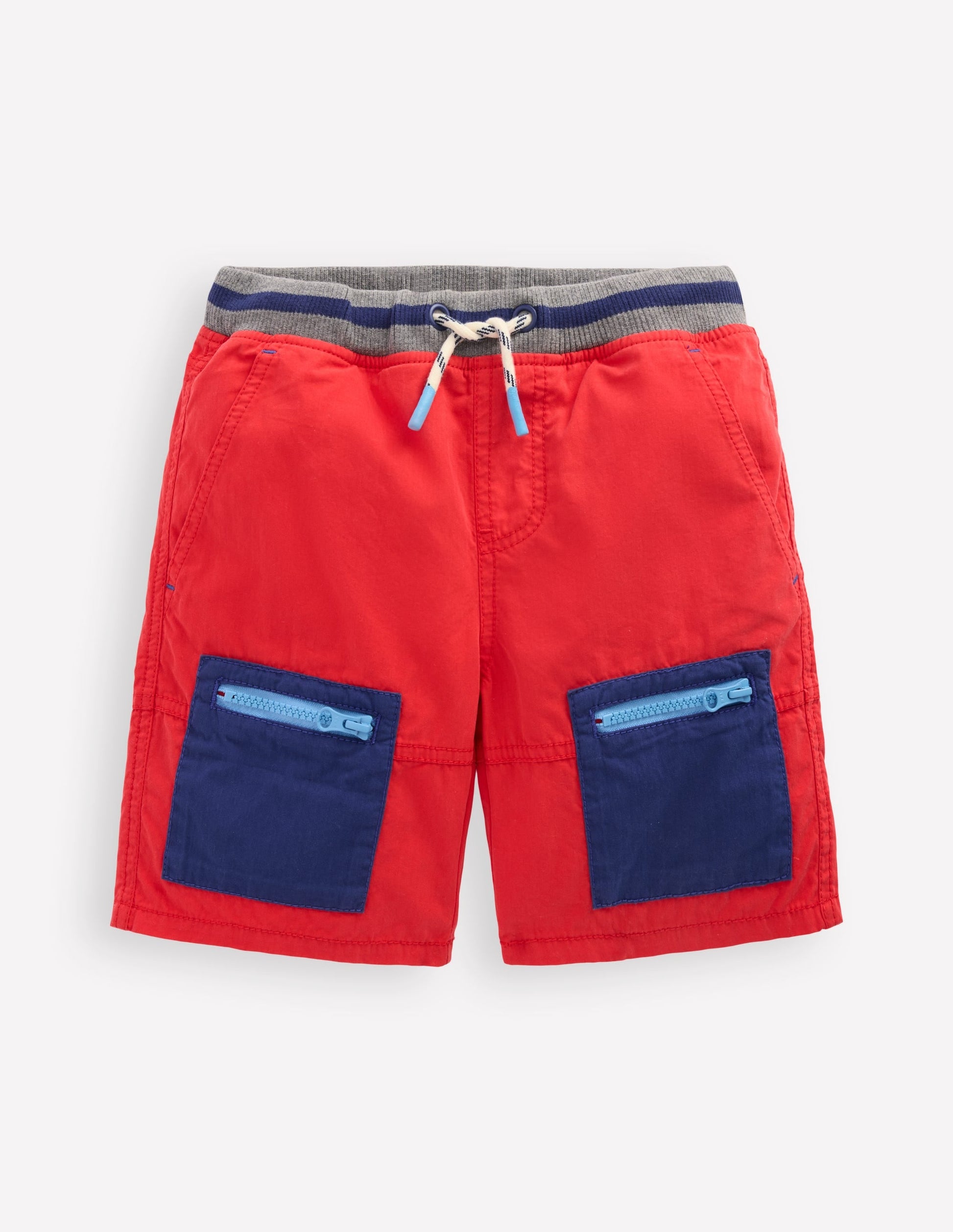 Adventure Shorts-Poppy Red-1