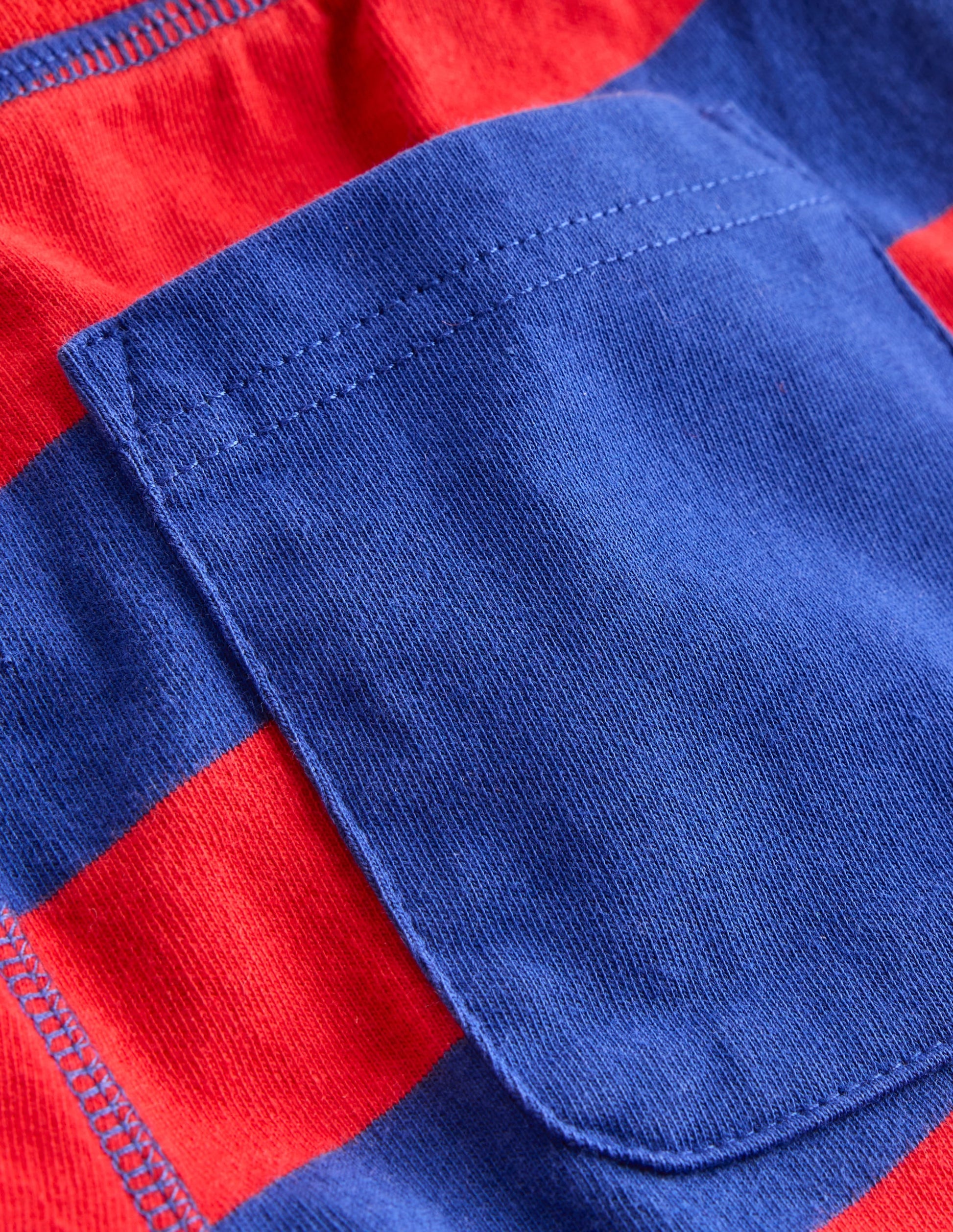 Jersey Baggies-Poppy Red/ Sapphire Blue-3