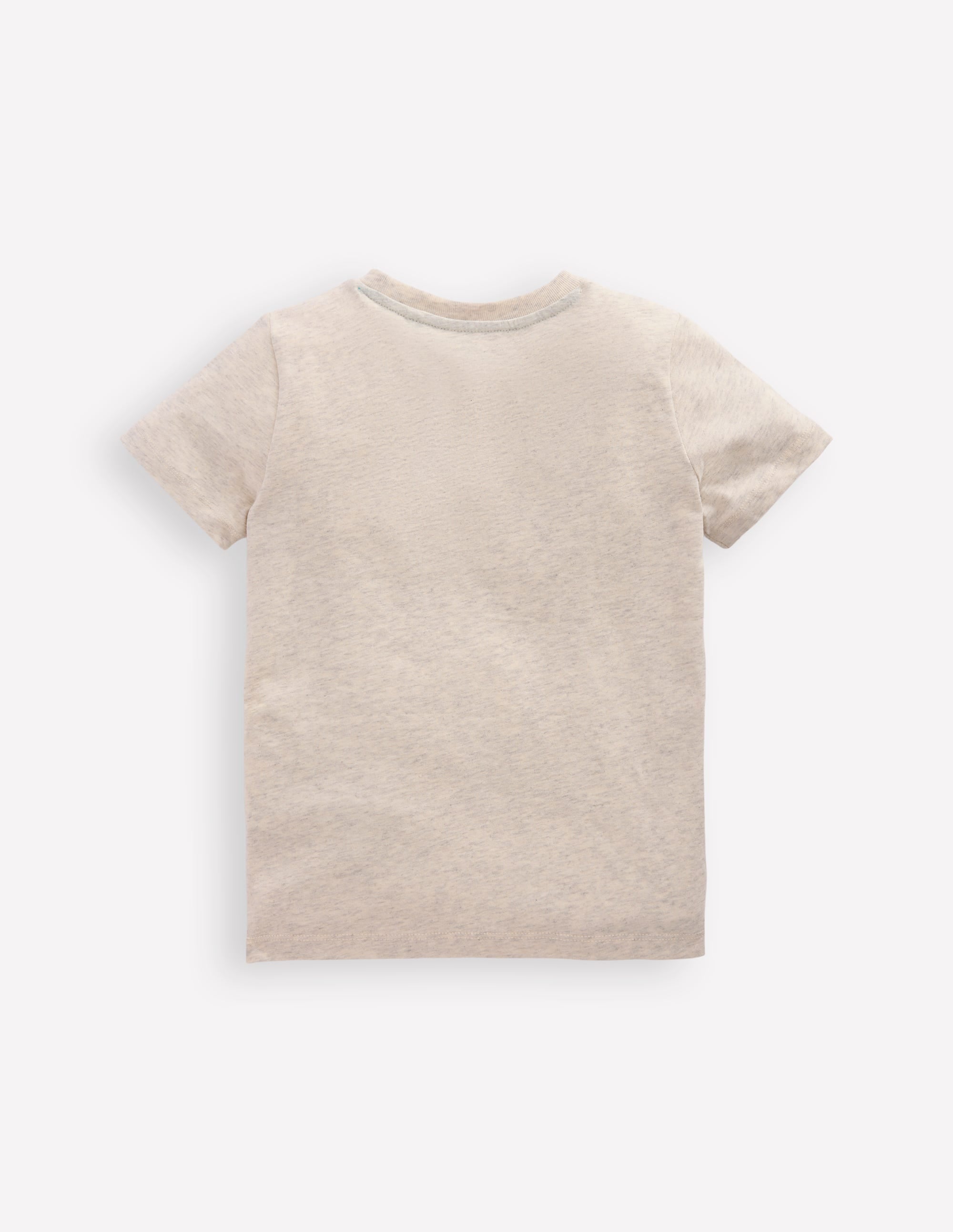 Short Sleeve Printed T-Shirt-oatmeal marl Rockets - Image 2