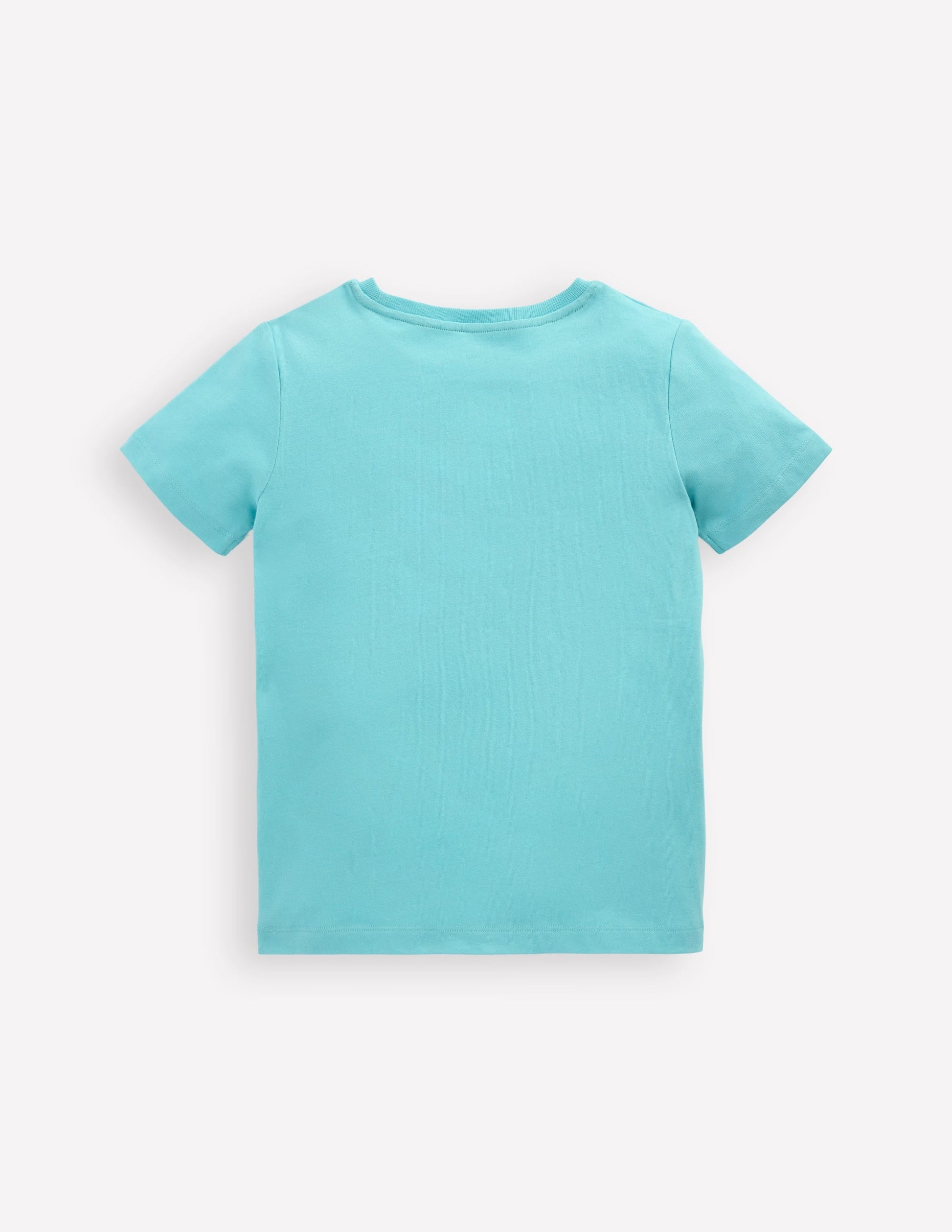 Chain Stitch T-Shirt-Caribbean Blue Whale-2