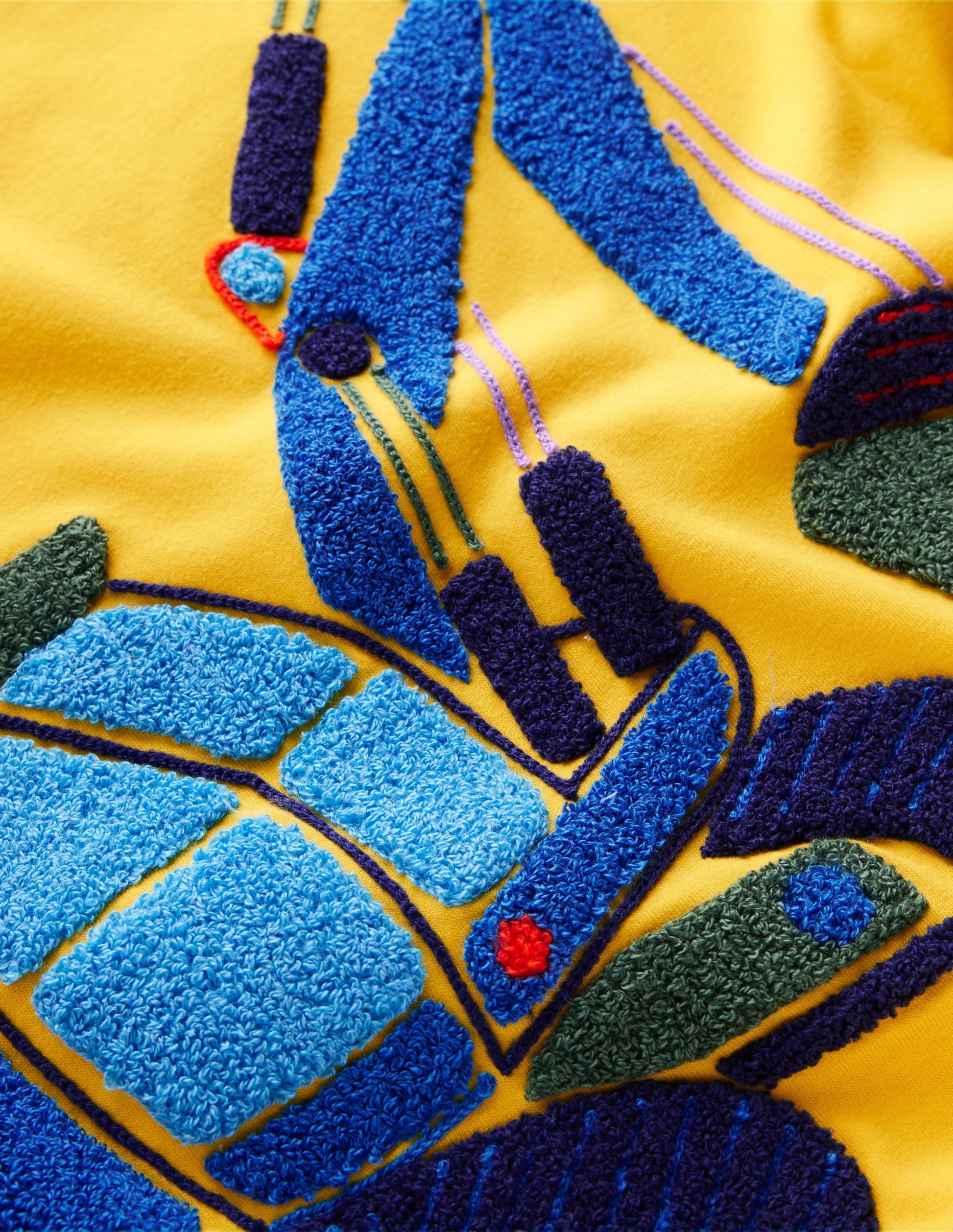 Chain Stitch T-Shirt-Pineapple Yellow Digger-3