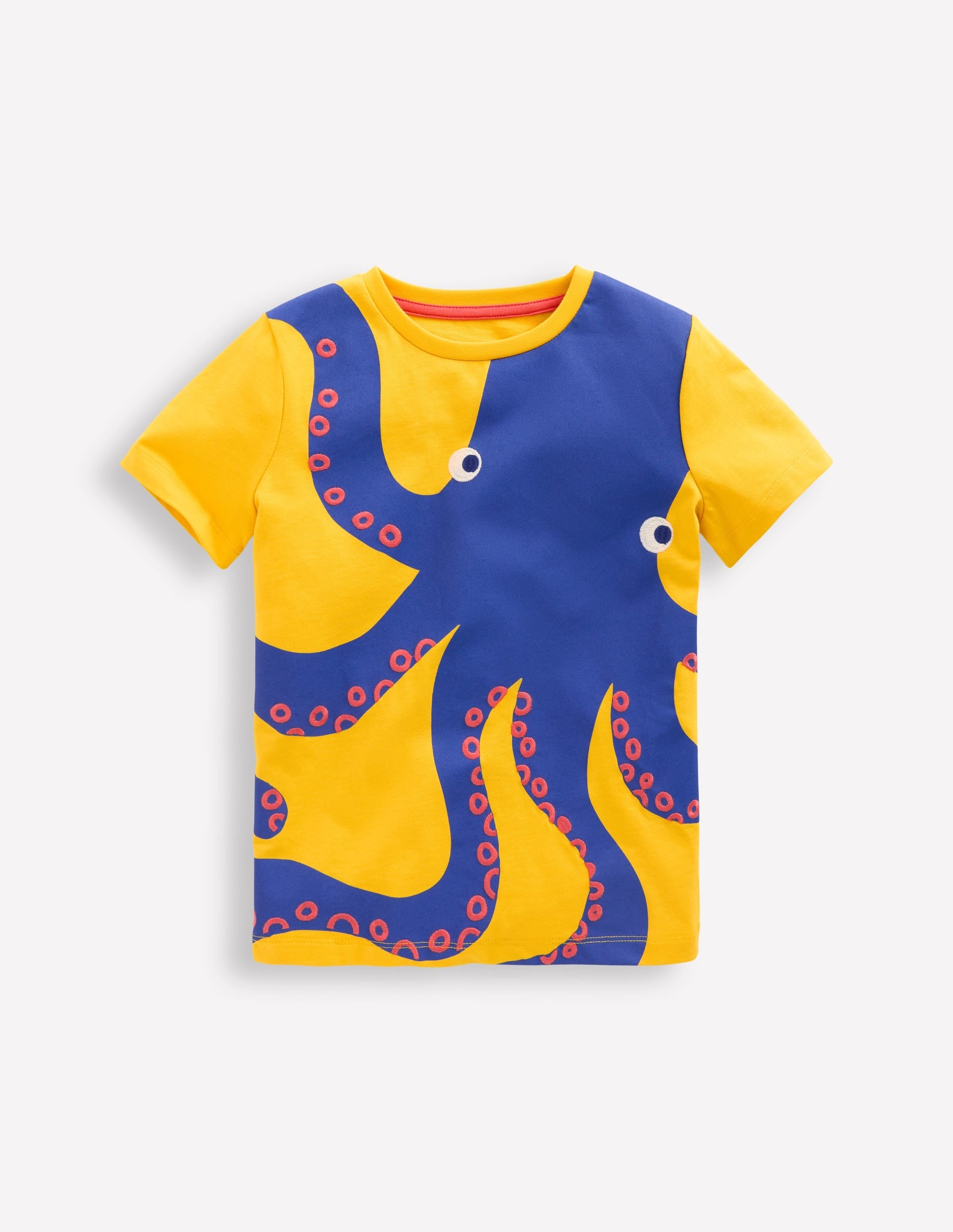 Novelty T-Shirt-Pineapple Yellow Octopus - Image 2