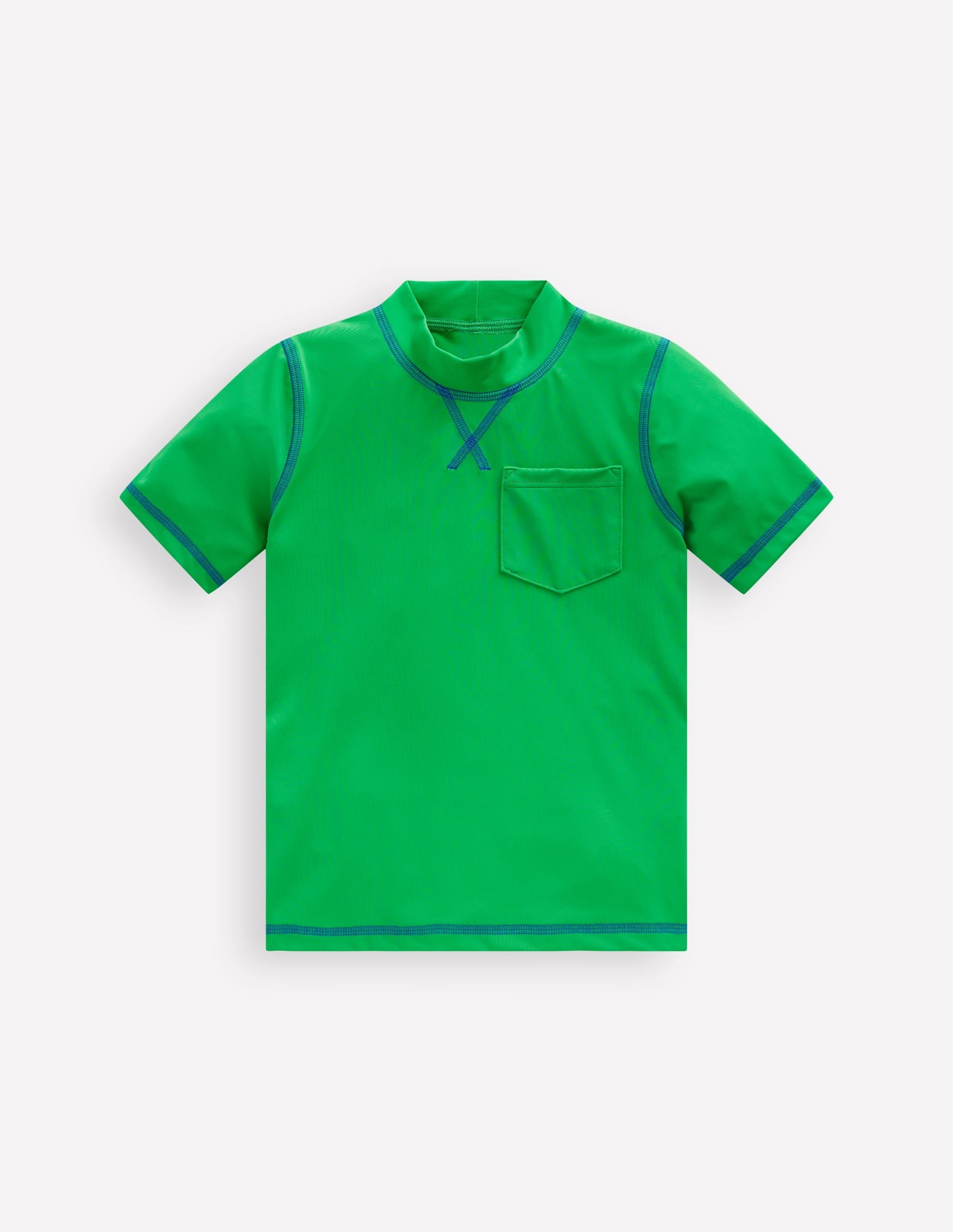Short Sleeve Rash Vest-Sapling Green-1