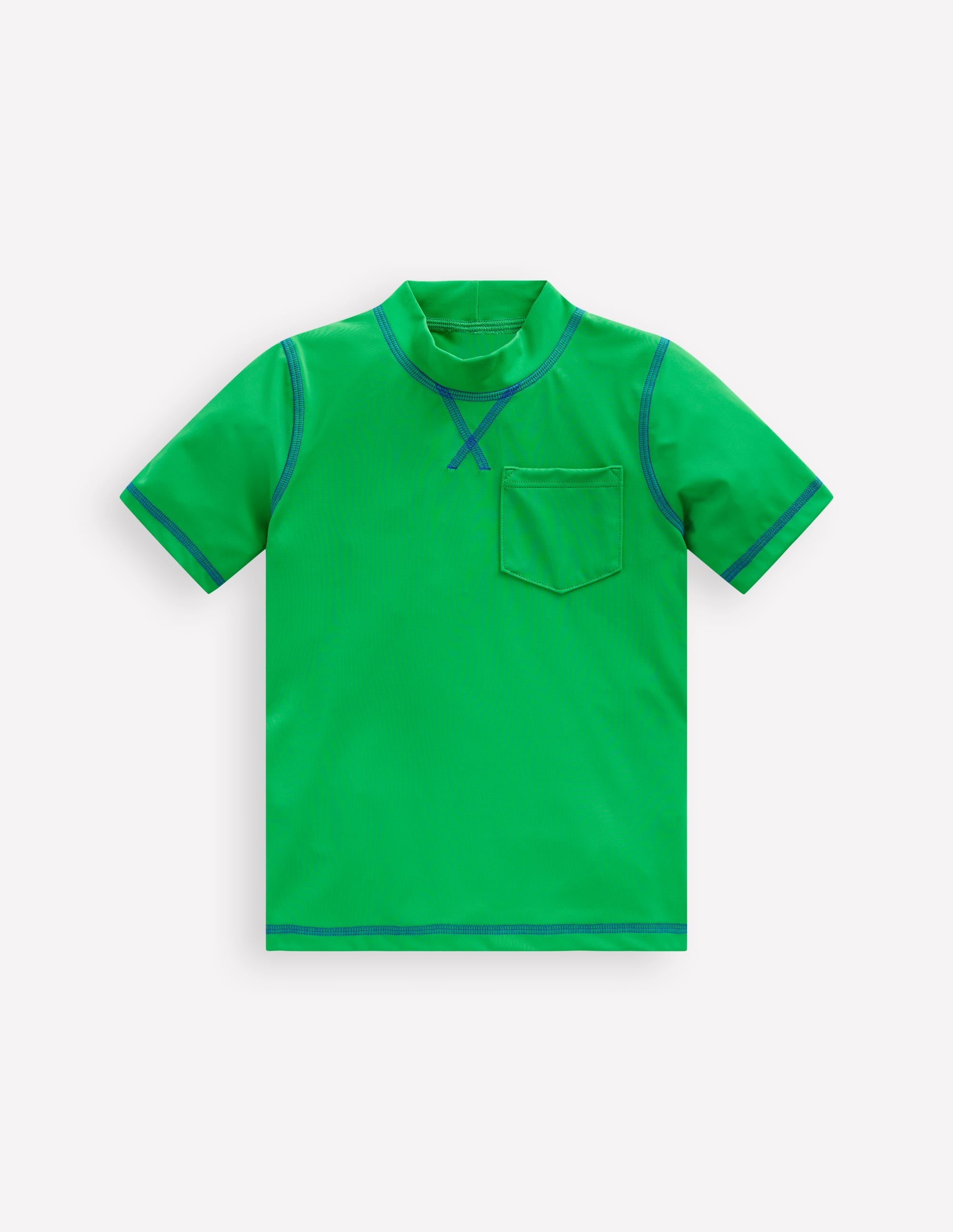 Short Sleeve Rash Vest-Sapling Green - Image 1