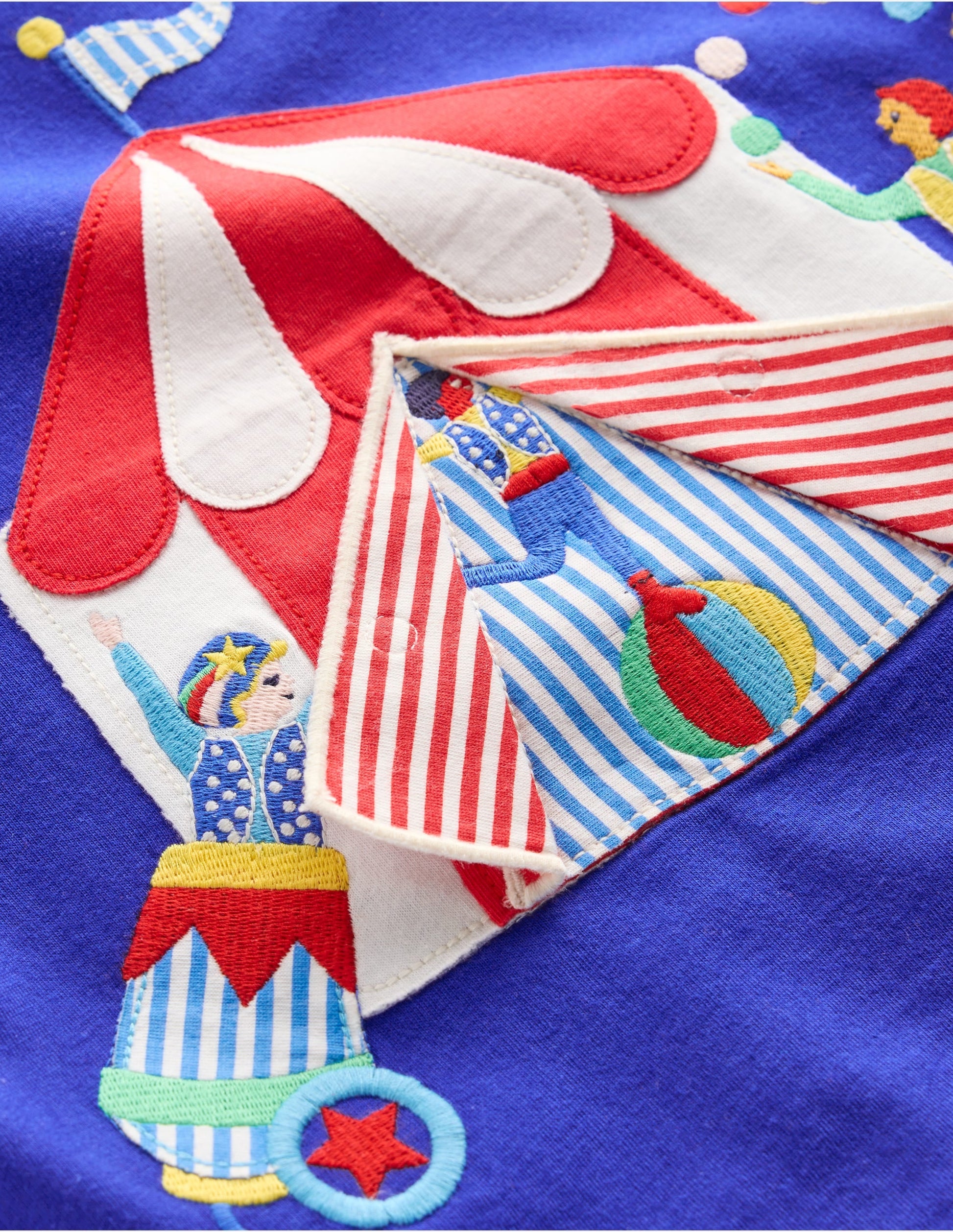Lift-The-Flap T-shirt-Bright Blue Circus Tent-3