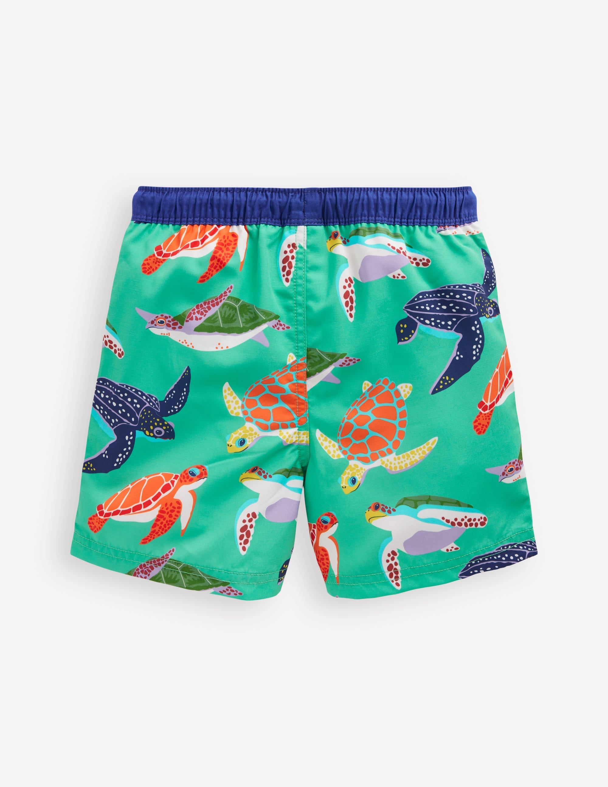 Swim Shorts-Aqaumarine Blue Turtles - Image 3