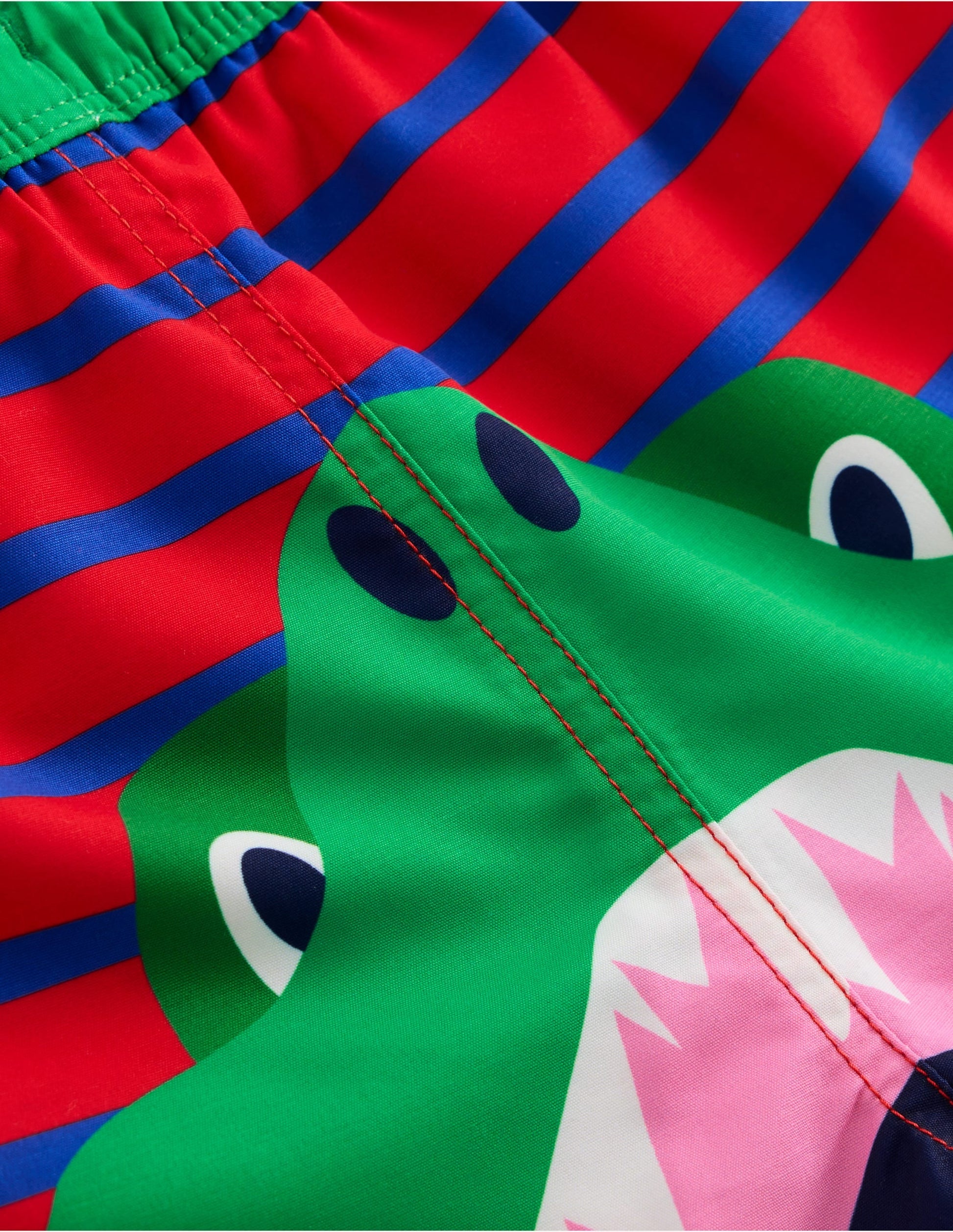Swim Shorts-Gallery Blue/ Poppy Red Croc-3