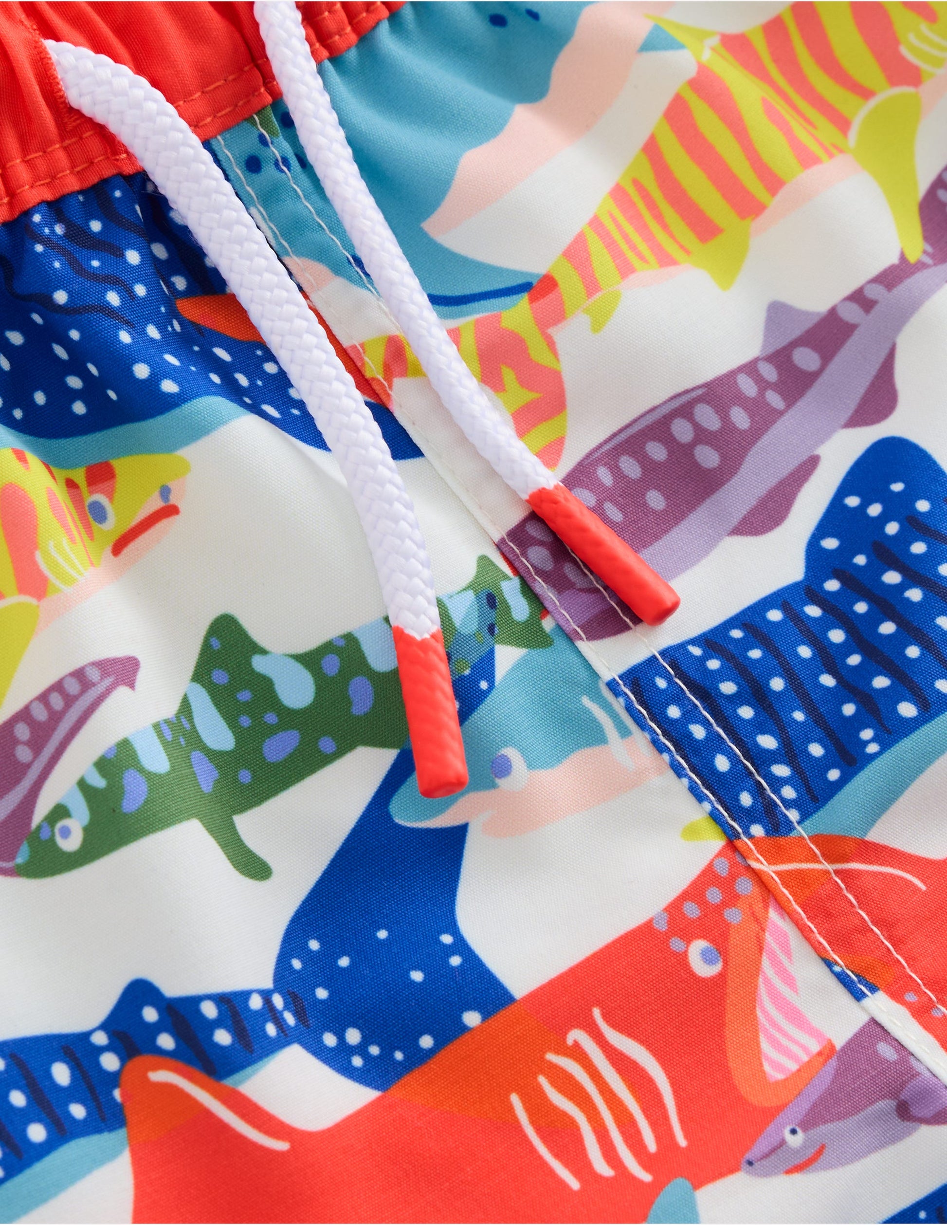 Swim Shorts-Ivory Riso Shark-3