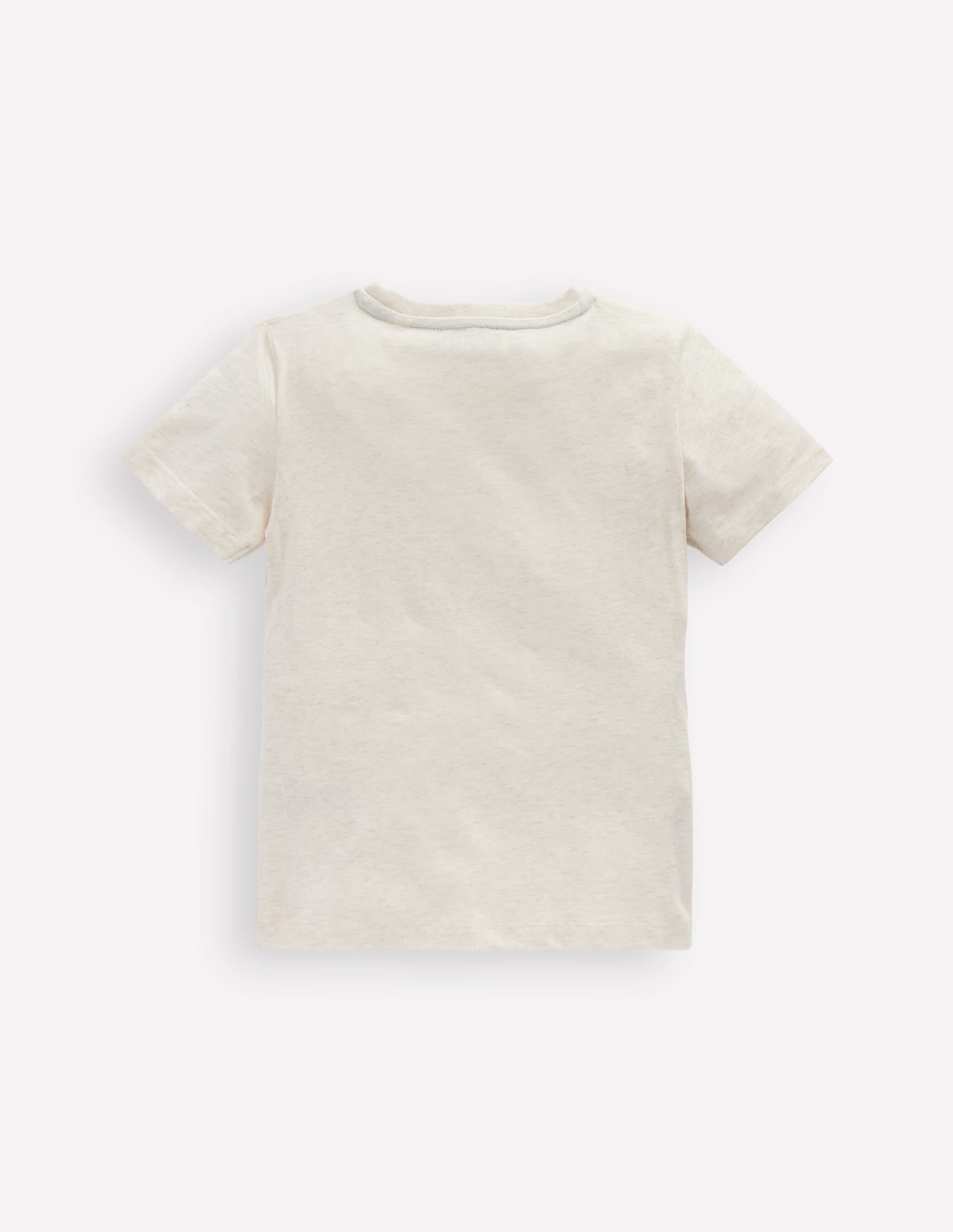 Short Sleeve Bouclé T-shirt-Ivory Sharks-3