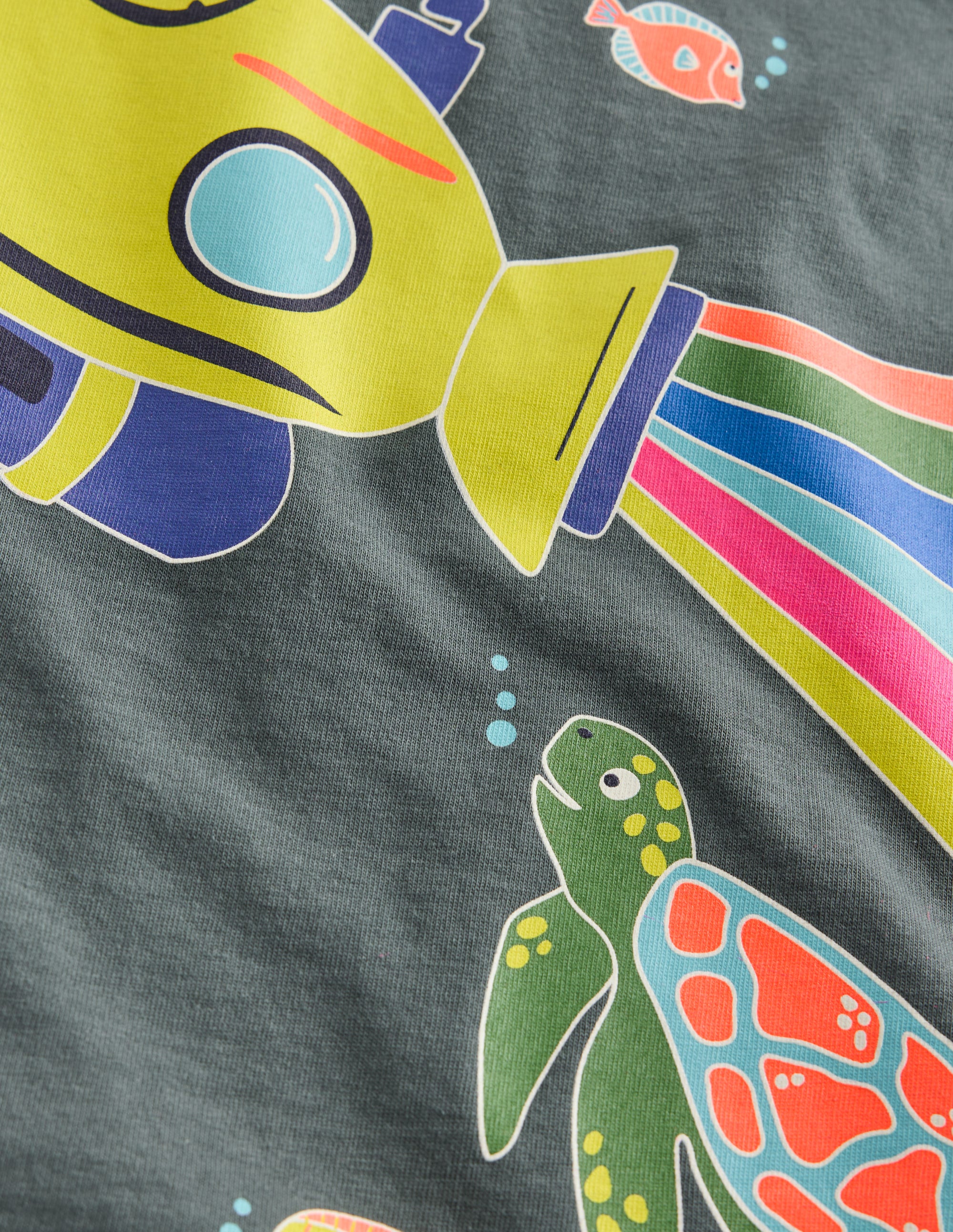 Short Sleeve GITD T-shirt-Smoke Submarine - Image 3