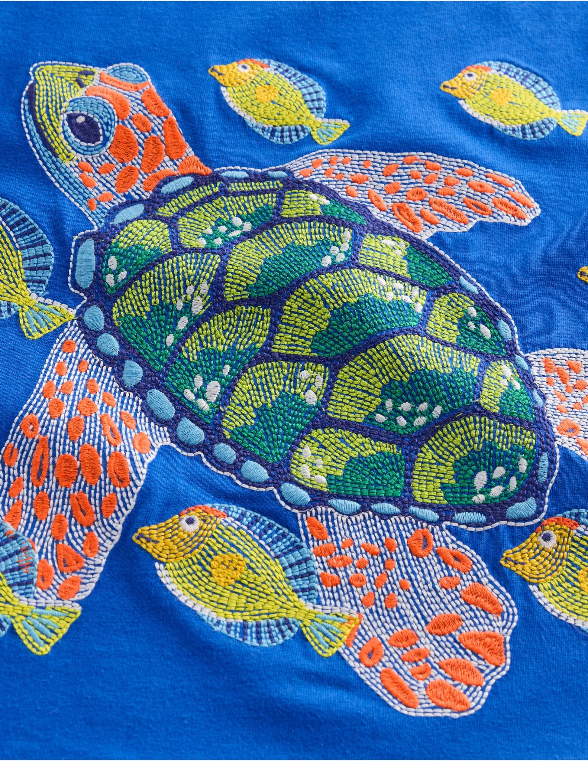 Glow Superstitch T-Shirt-Gallery Blue Turtle-3