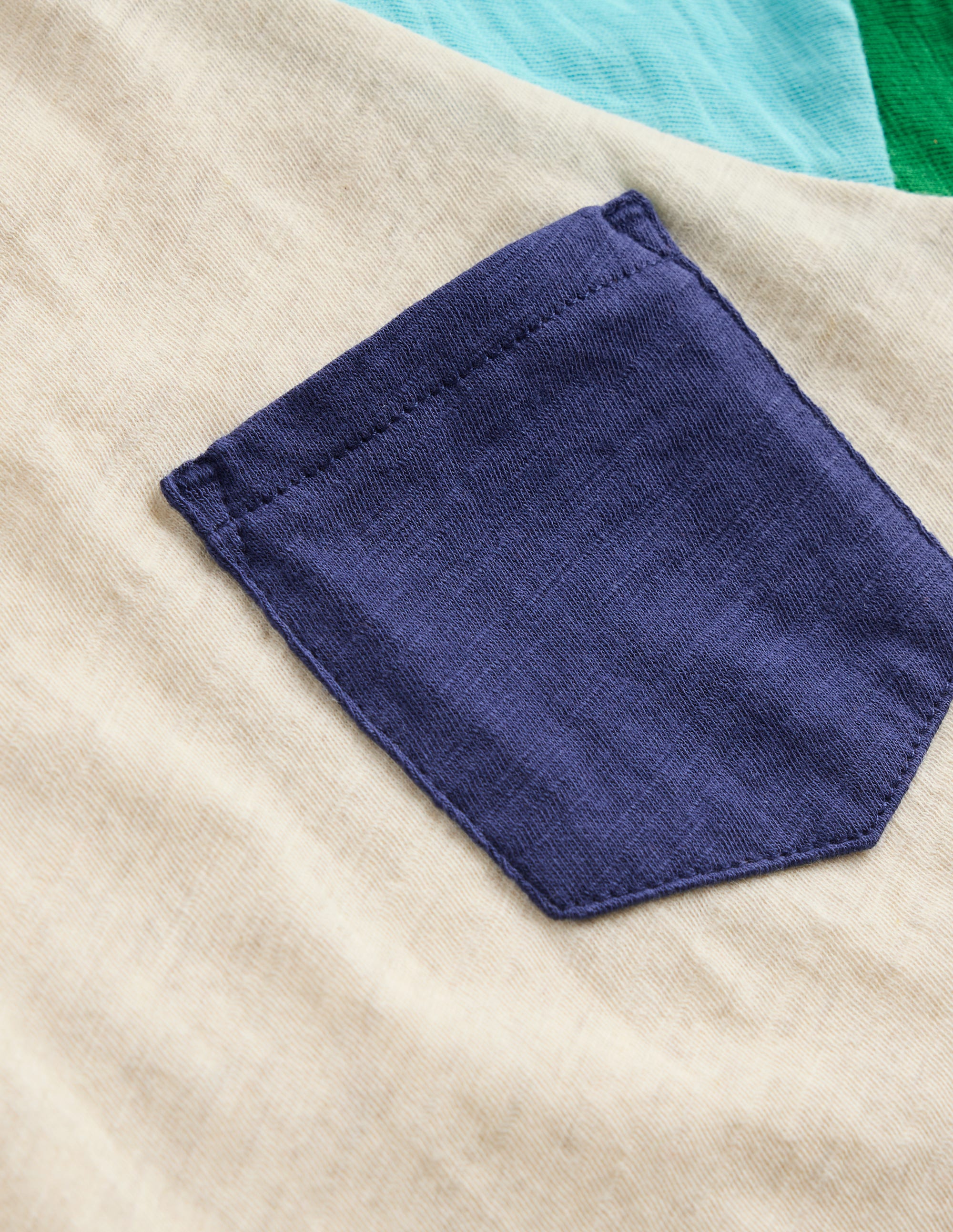 Short Sleeve Raglan T-Shirt-Oatmeal - Image 3