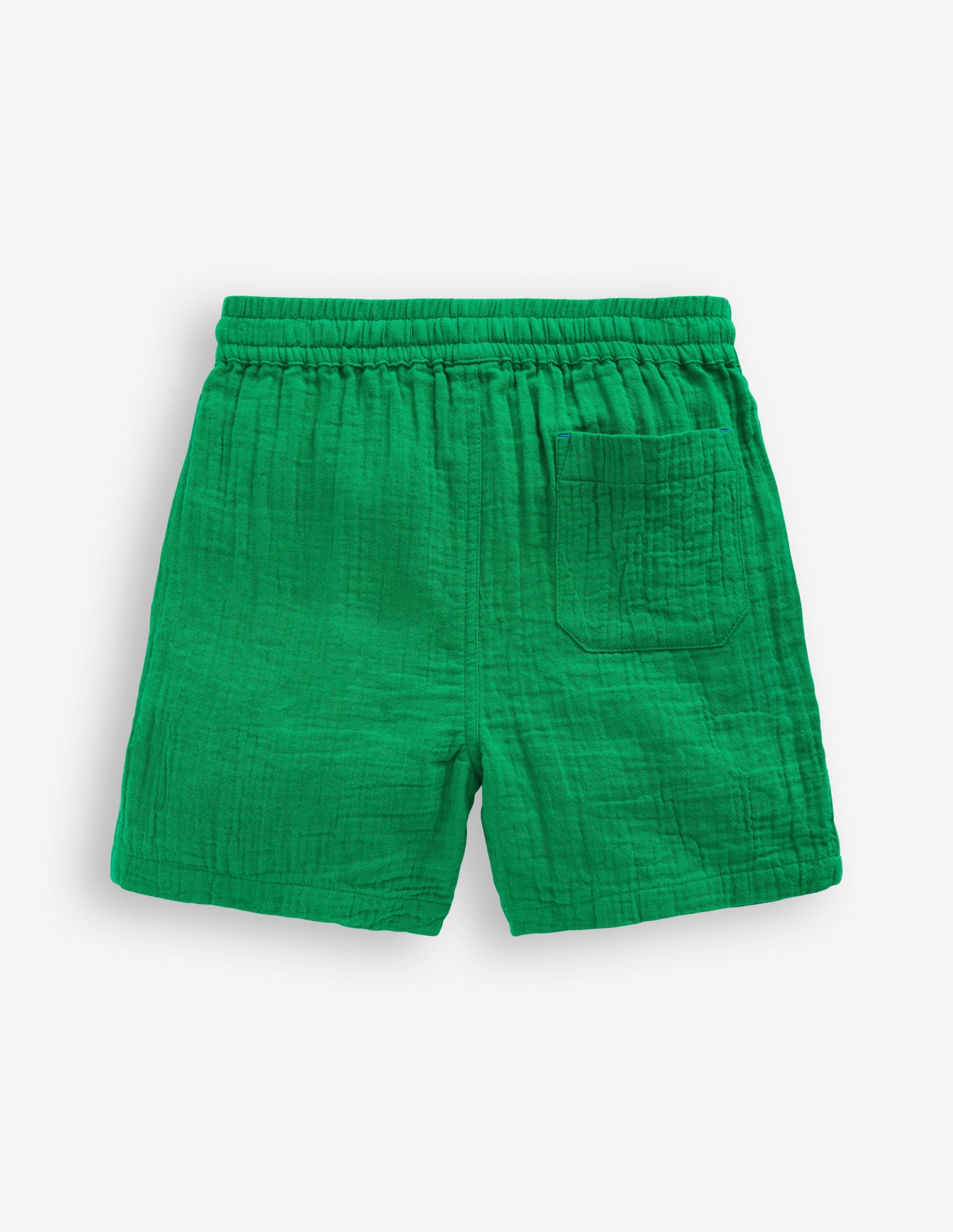 Double Cloth Shorts-Rich Emerald - Image 2