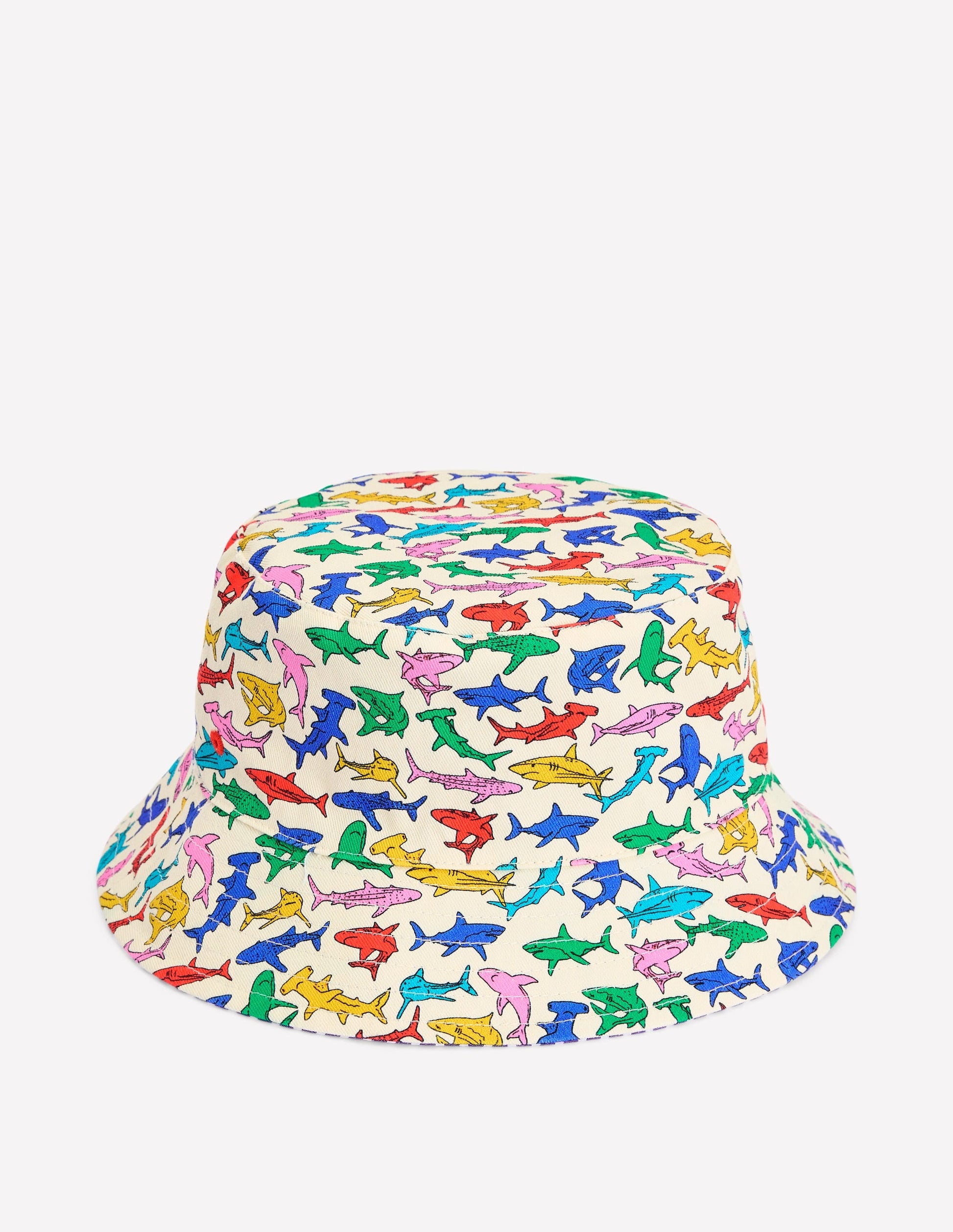 Bucket hat-Sapphire Blue Ticking Stripe-1