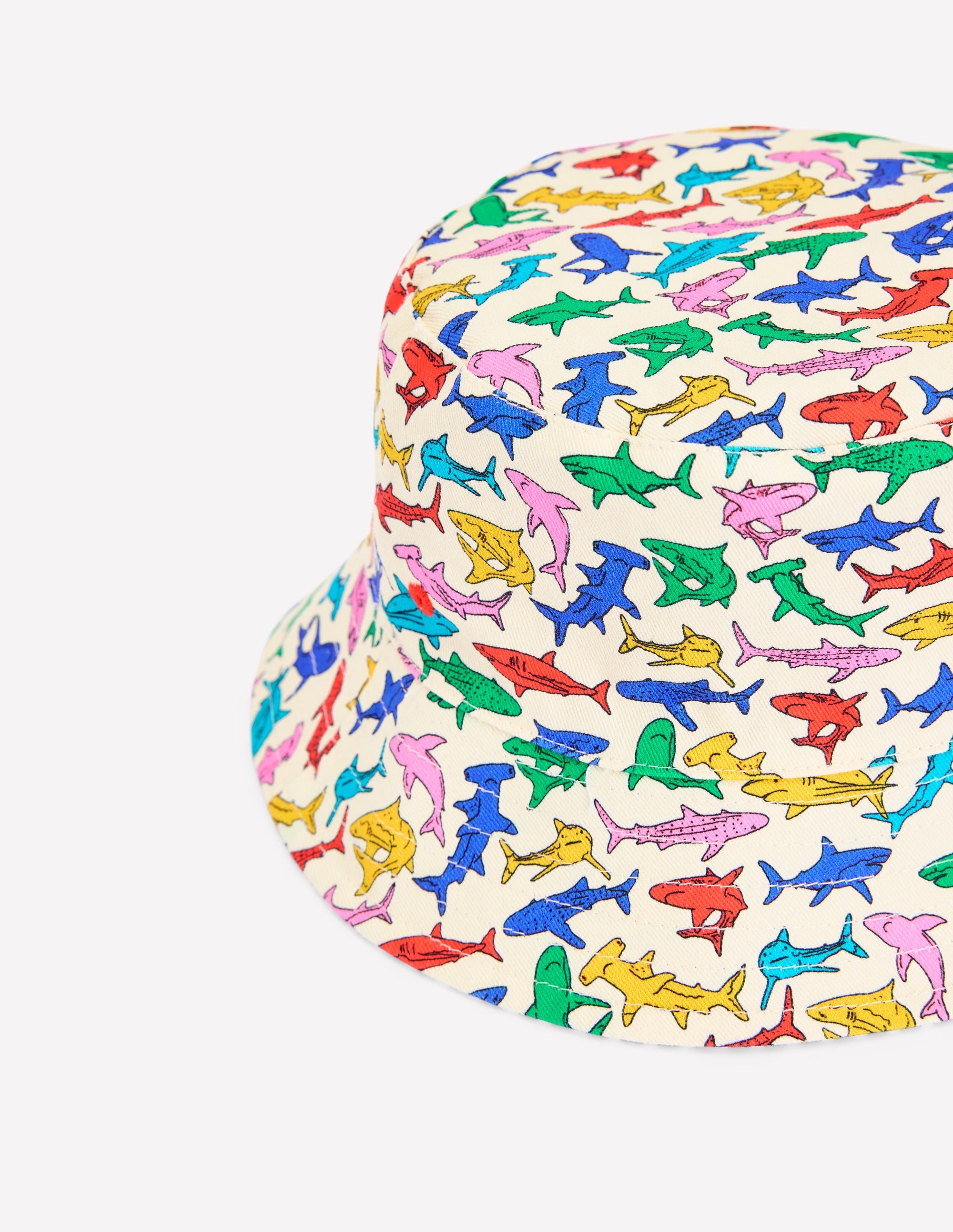 Bucket hat-Sapphire Blue Ticking Stripe - Image 2