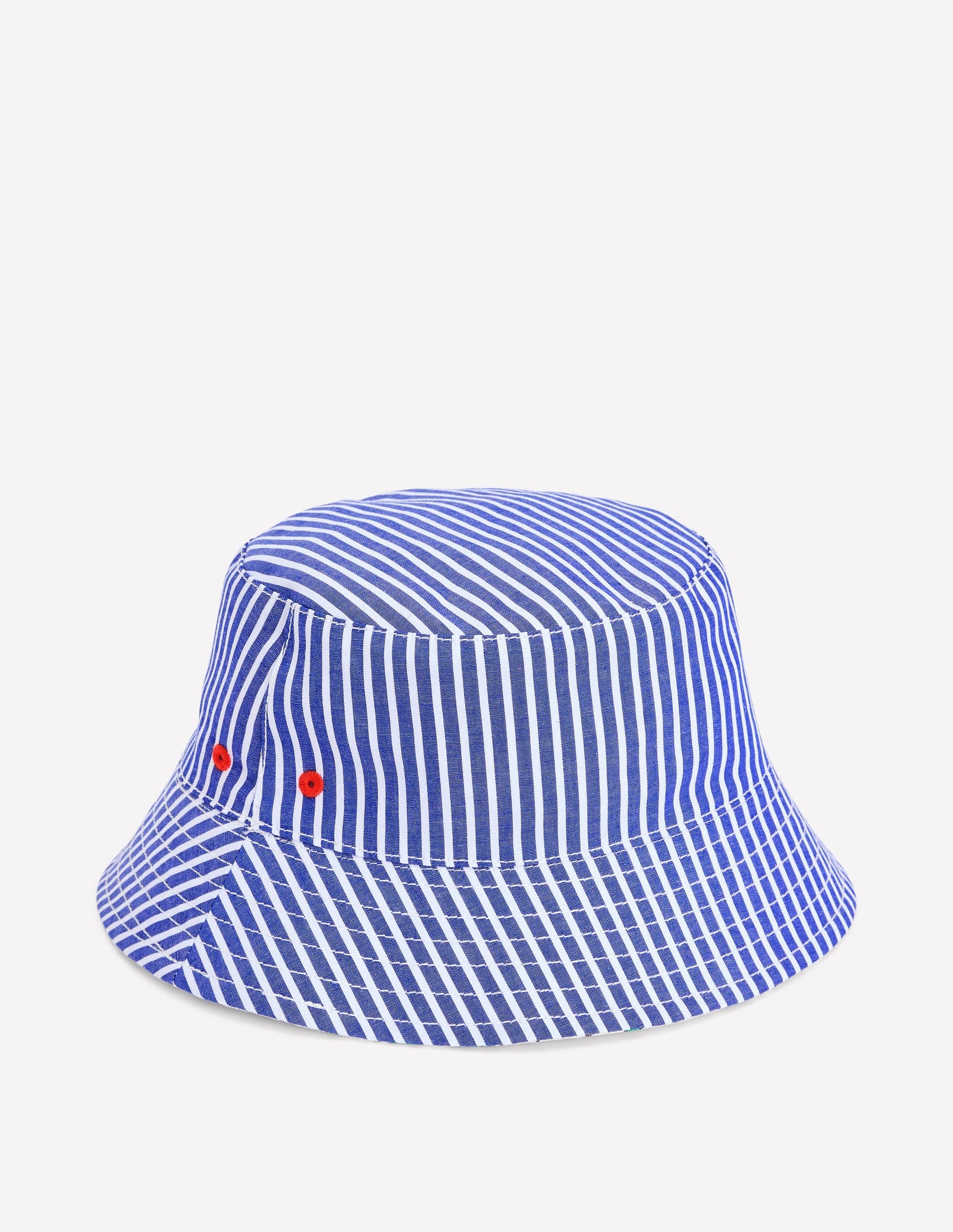Bucket hat-Sapphire Blue Ticking Stripe-3