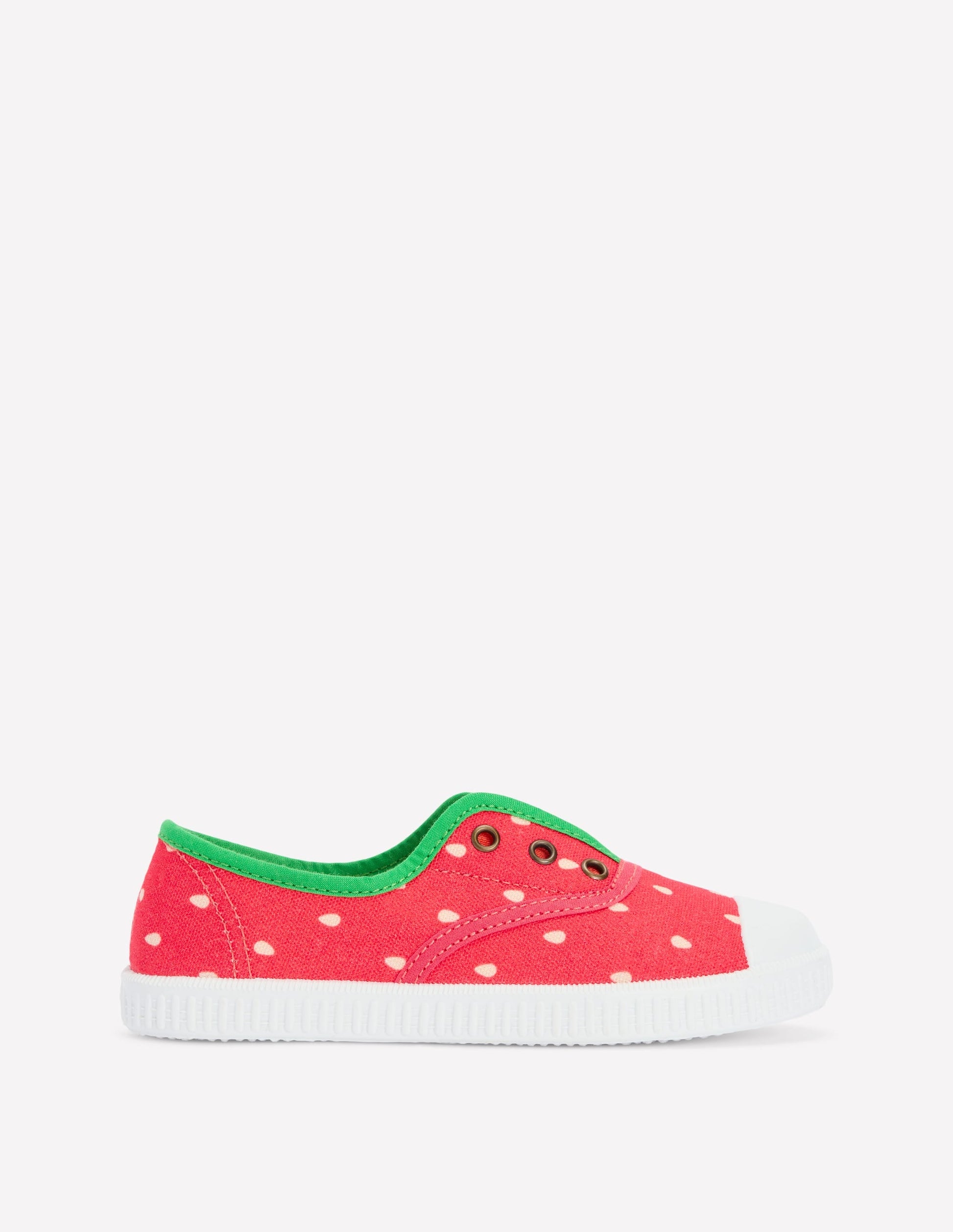 Laceless Canvas Pull-ons-Strawberry-1