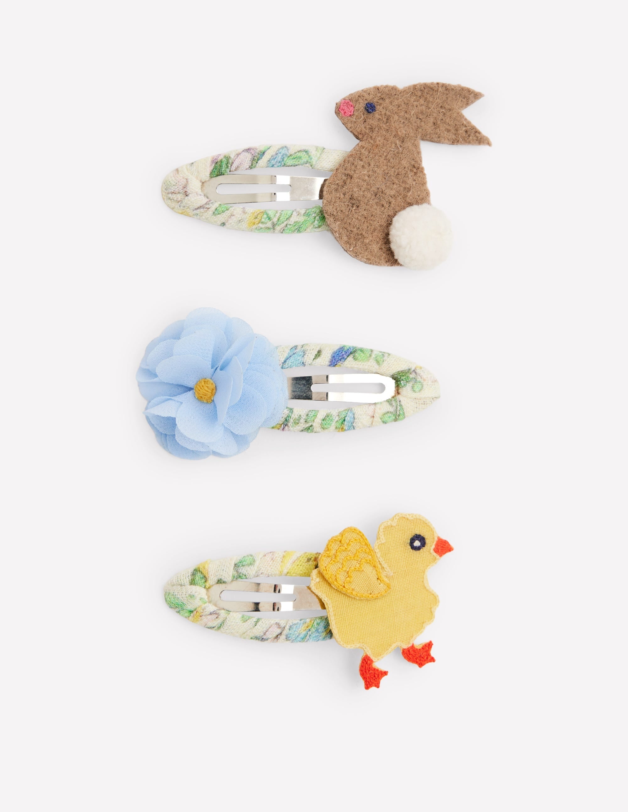 3 Pack Hair Clips-Easter Animals - Image 1