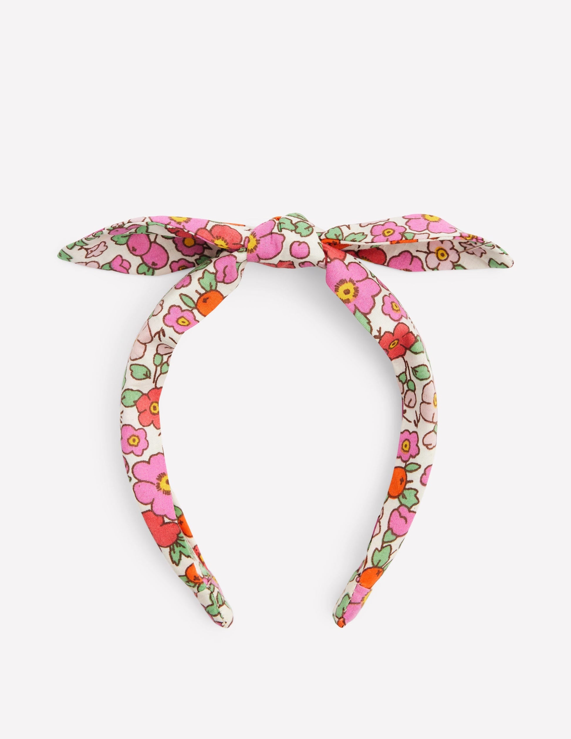 Bow Headband-Apple blossom-1