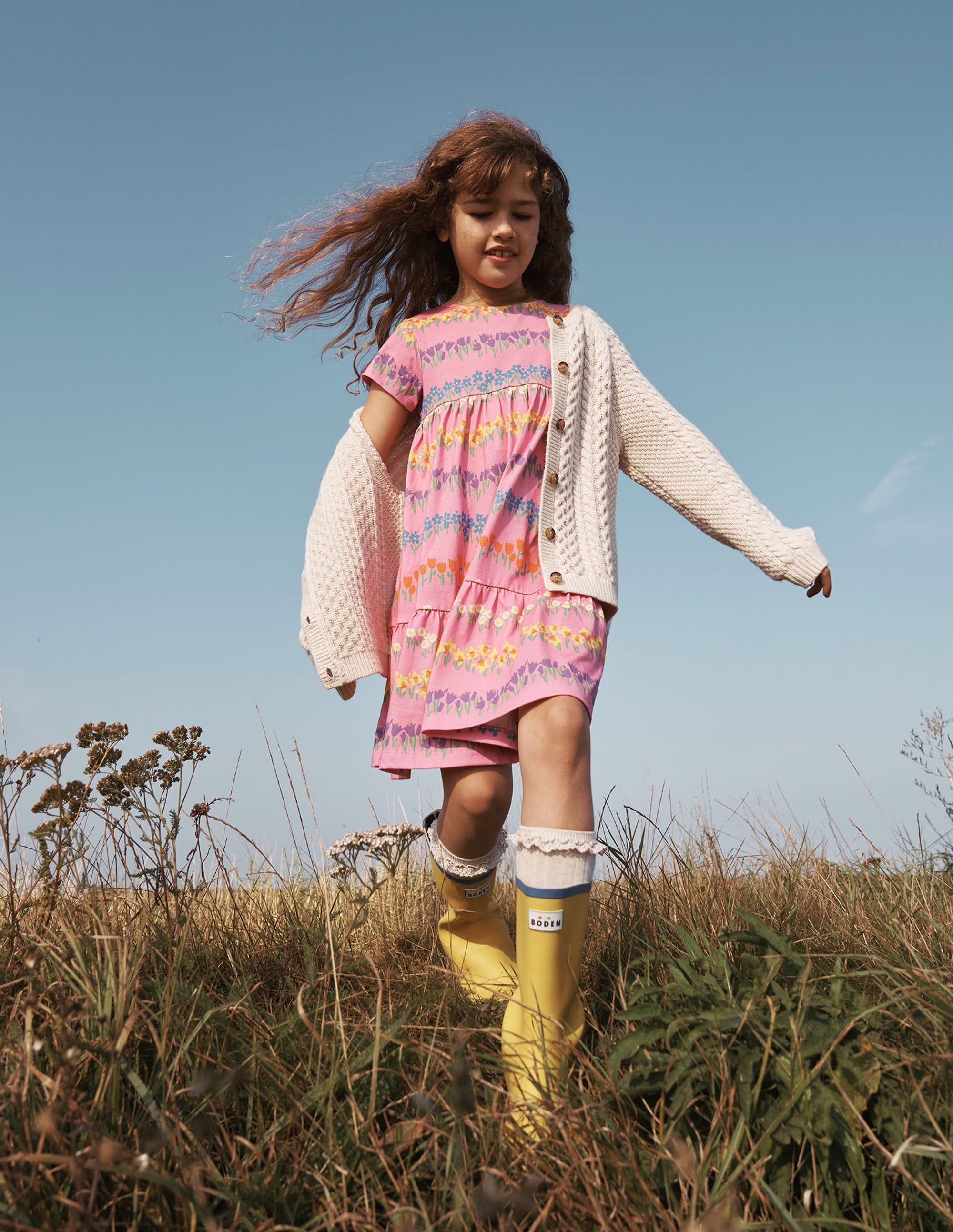 Cable Cardigan-Ecru - Image 1