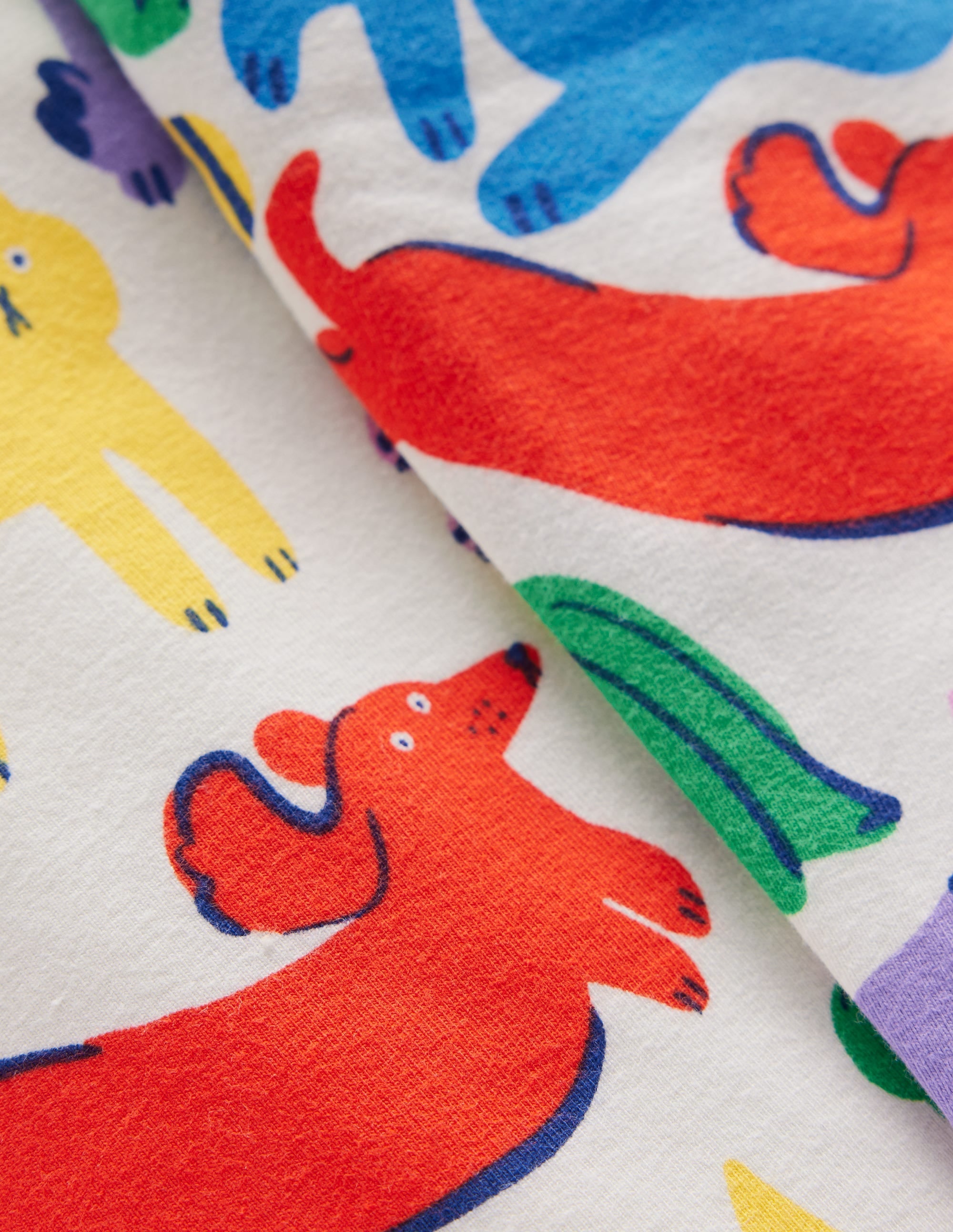 Fun Leggings-Multi Oatmeal Rainbow Pets - Image 3