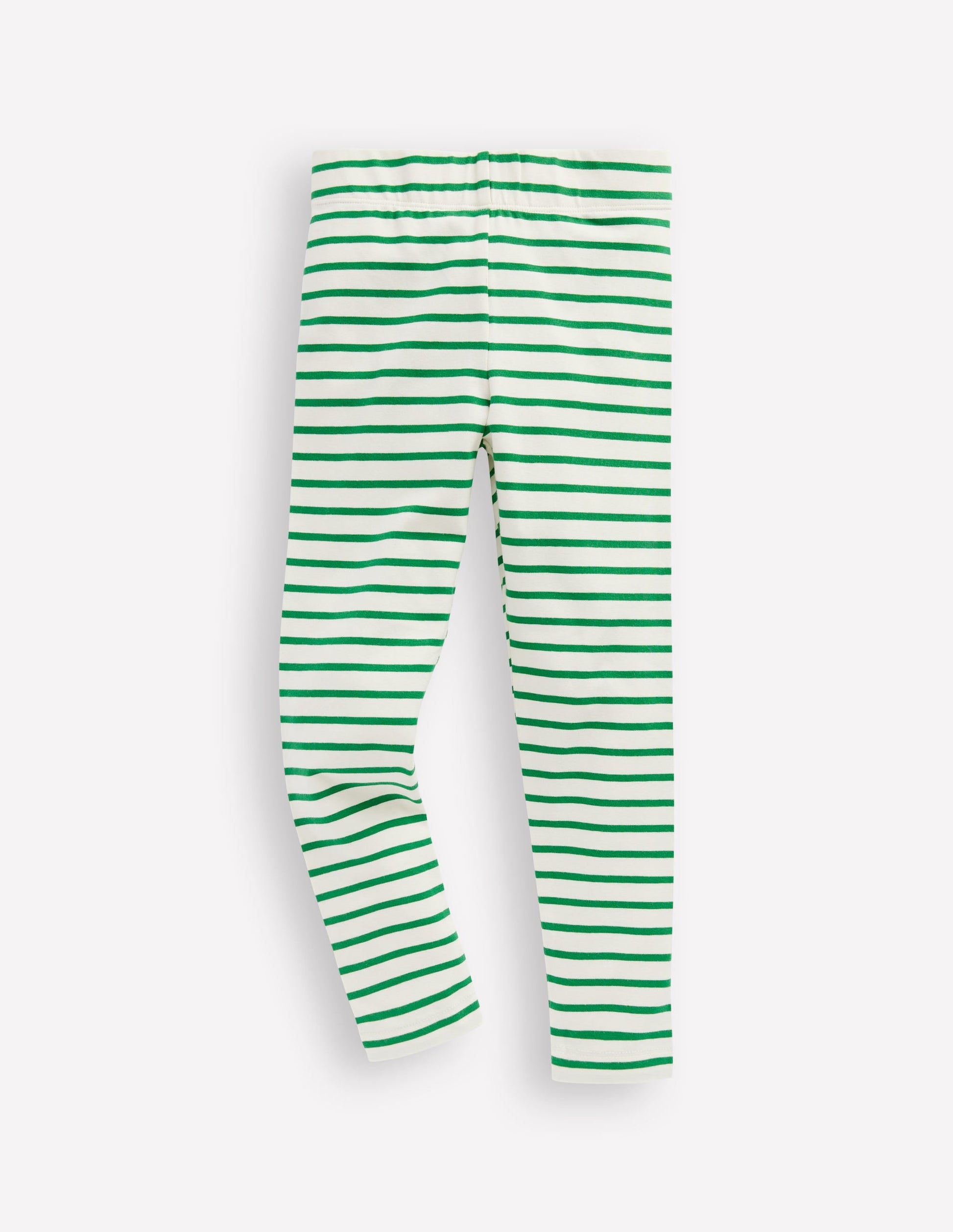 Fun Leggings-Green Stripe-1