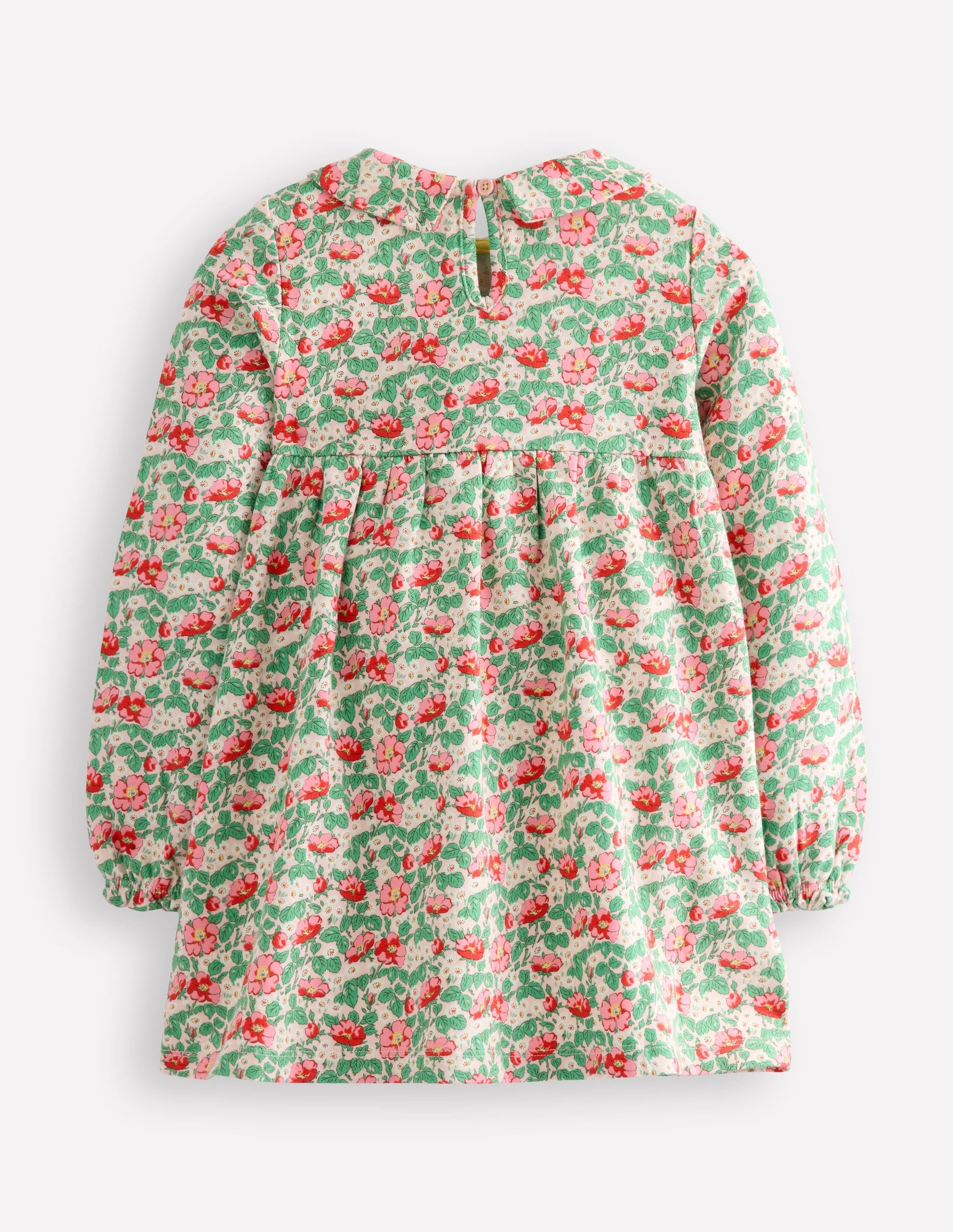 Collared Tunic-Chalk Pink Wild Rose-2