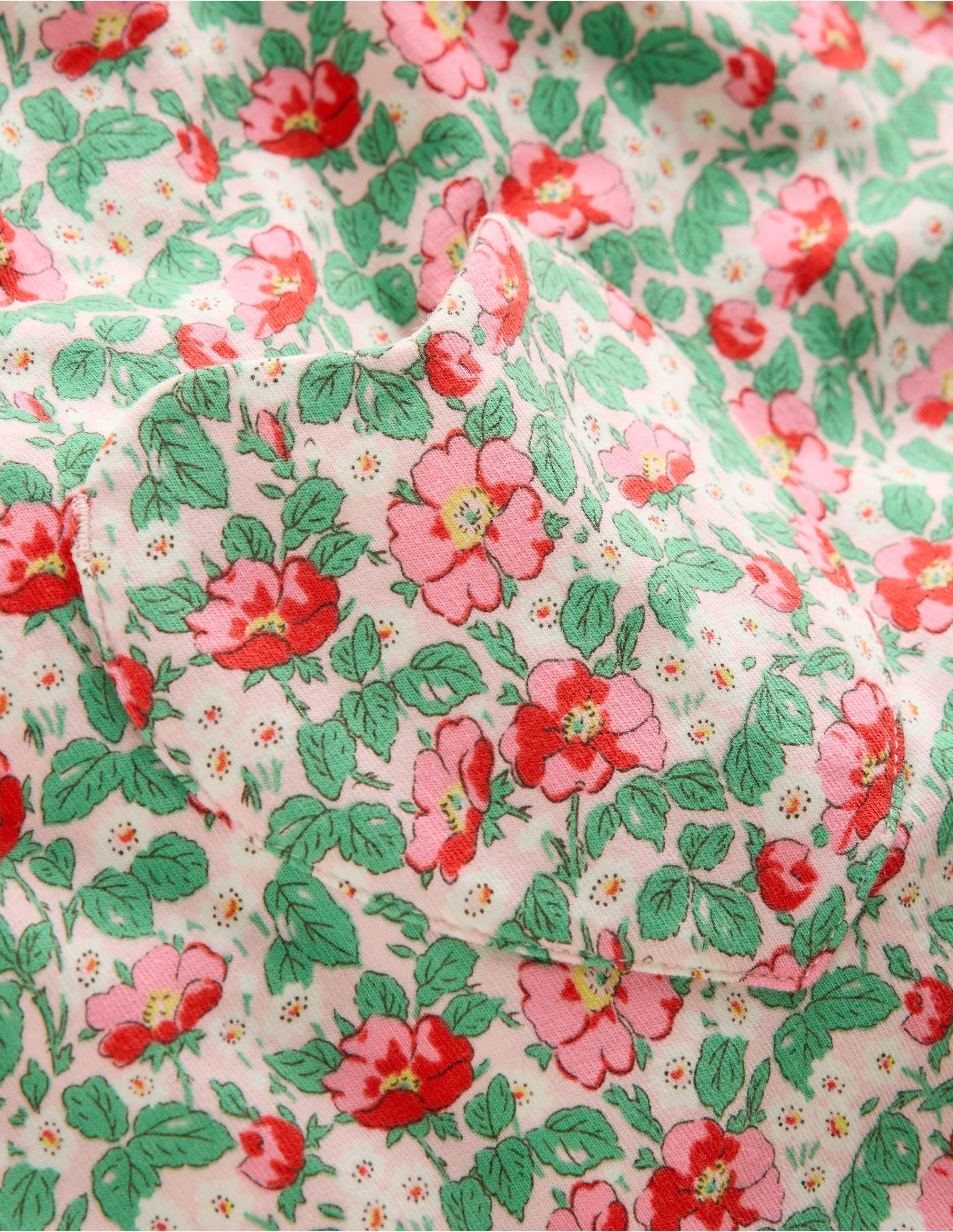 Collared Tunic-Chalk Pink Wild Rose - Image 3