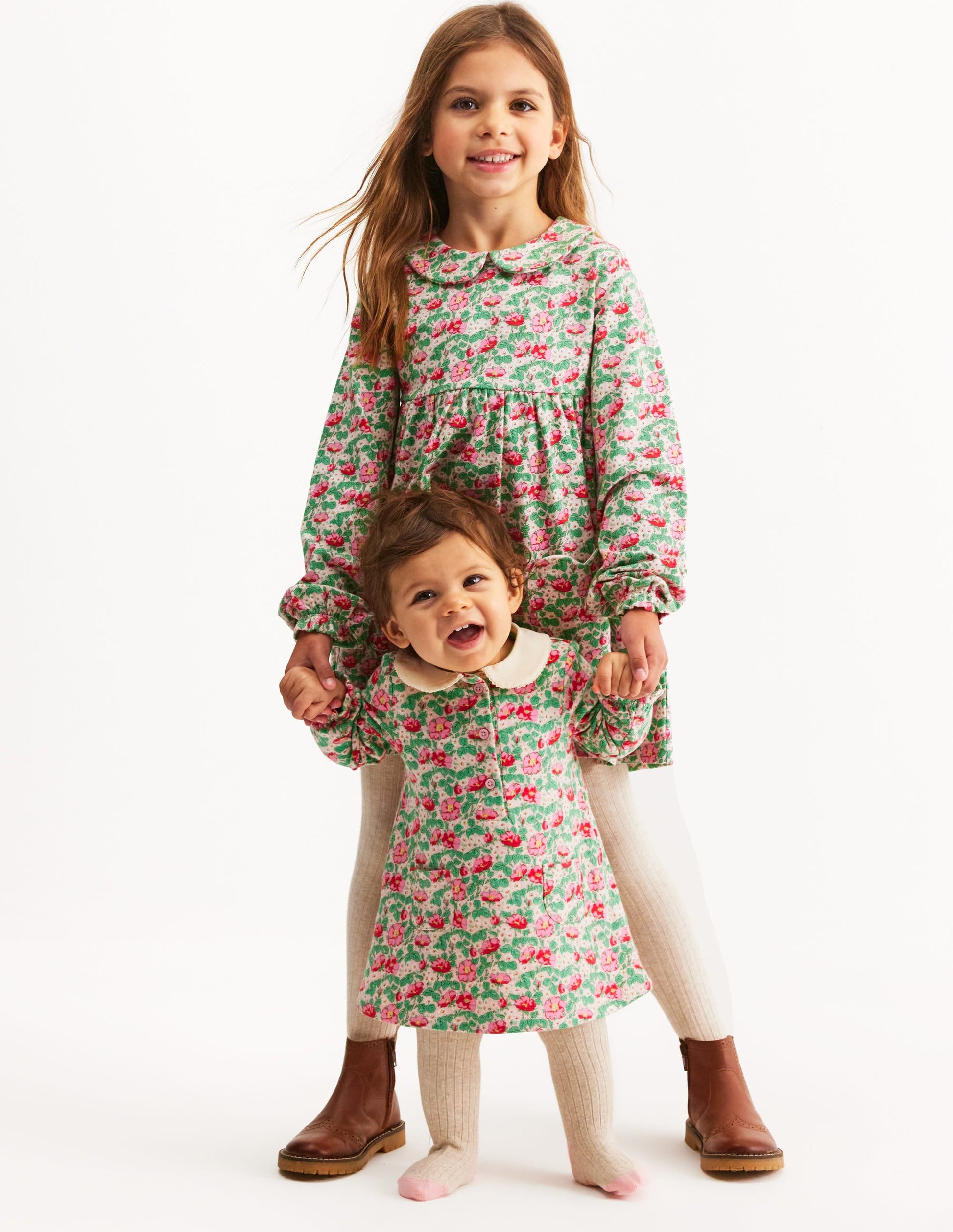 Collared Tunic-Chalk Pink Wild Rose-4